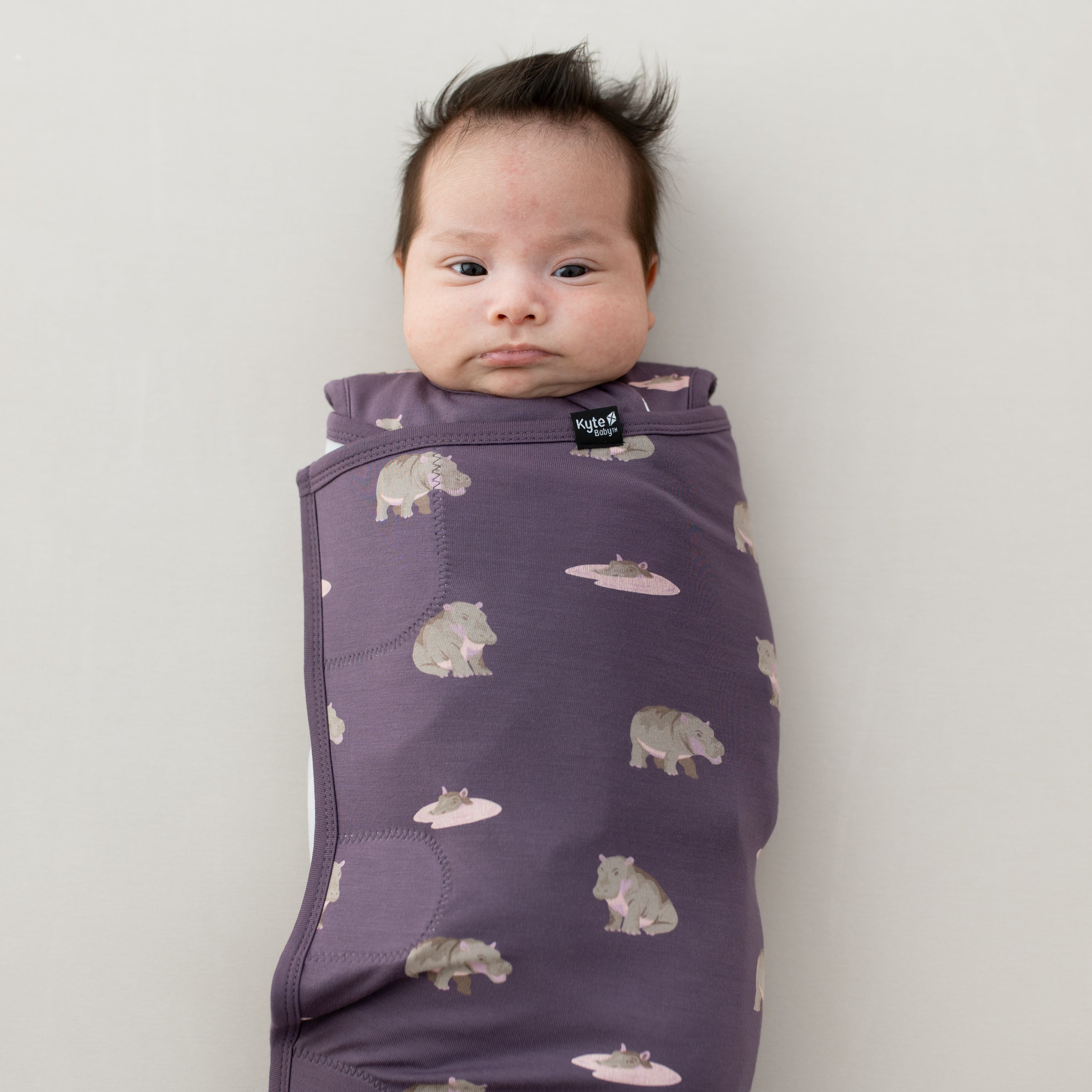 Sleep Bag Swaddler in Baby Hippo