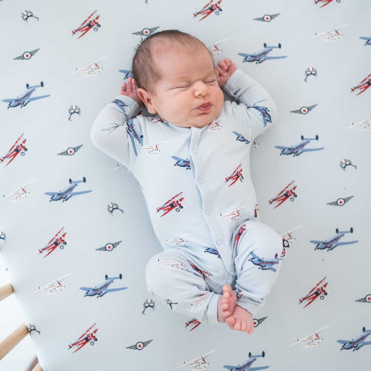 Romper in Vintage Planes