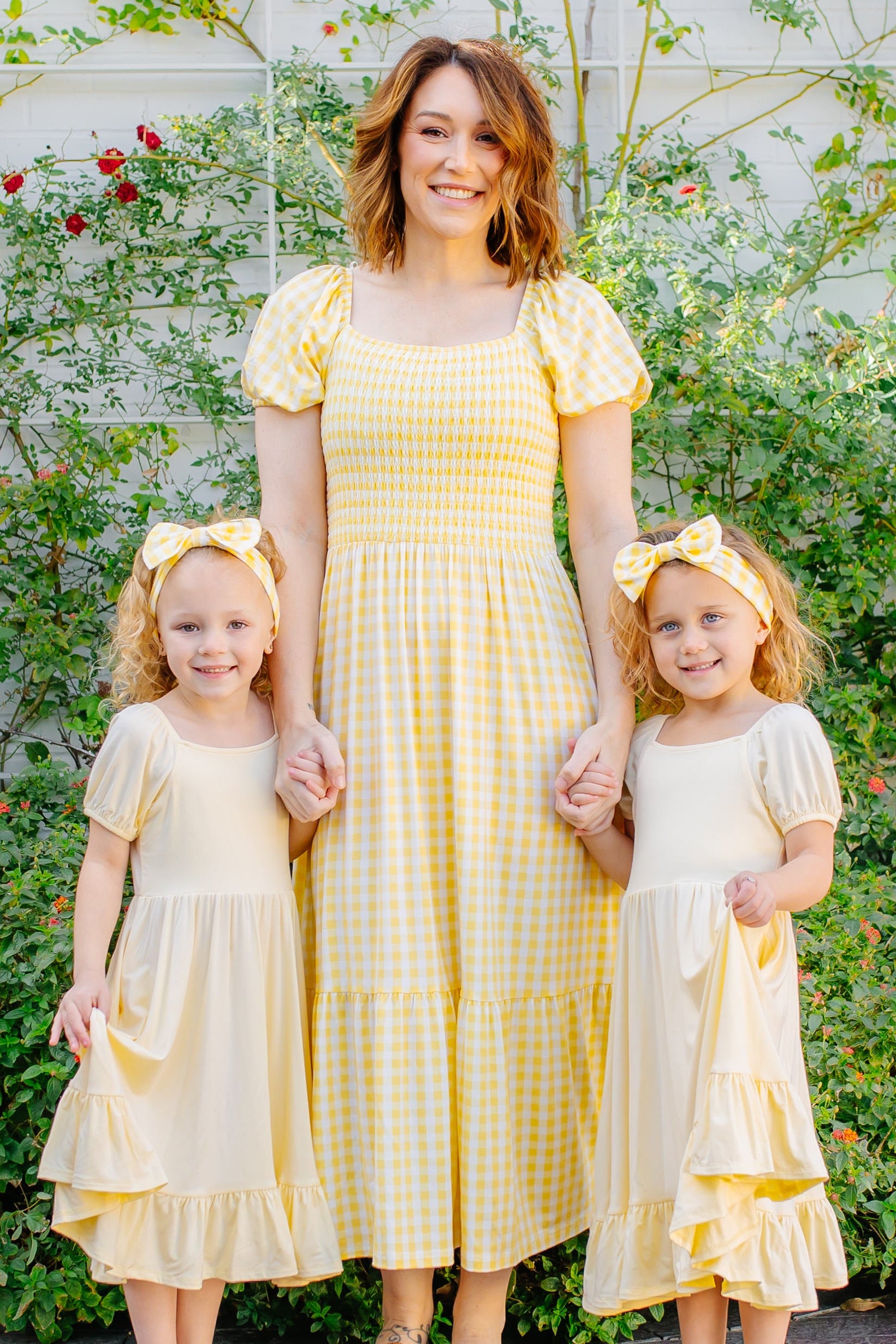 Women’s Smocked Dress in Gingham Chamomile XL (16-18) Women’s Smocked Dress in Gingham Chamomile XL (16-18)