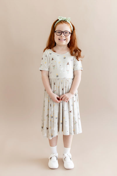 Bamboo Twirl Dress in Starry Icon by Kyte Baby