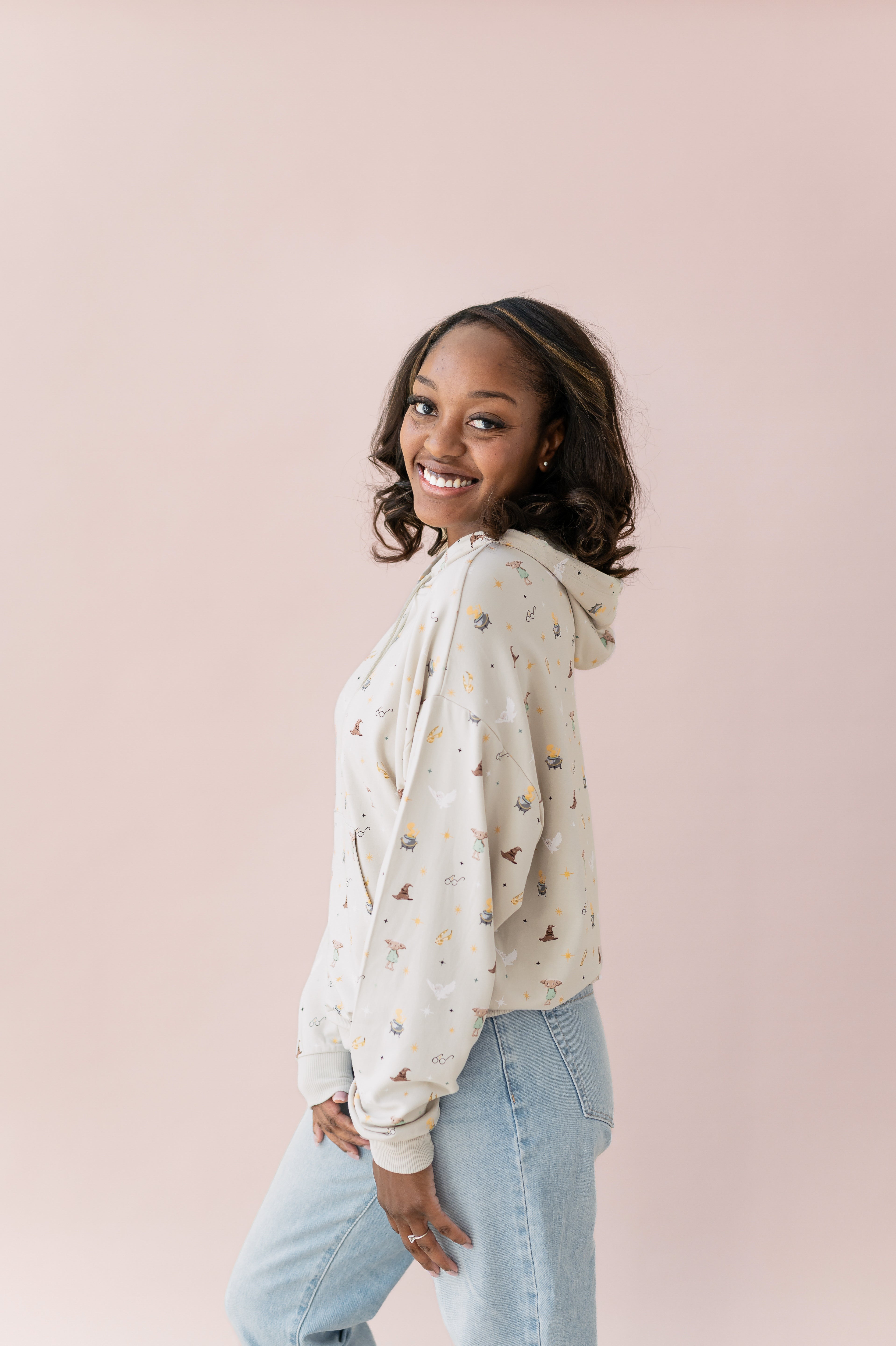 Women's Hoodie in Starry Icon