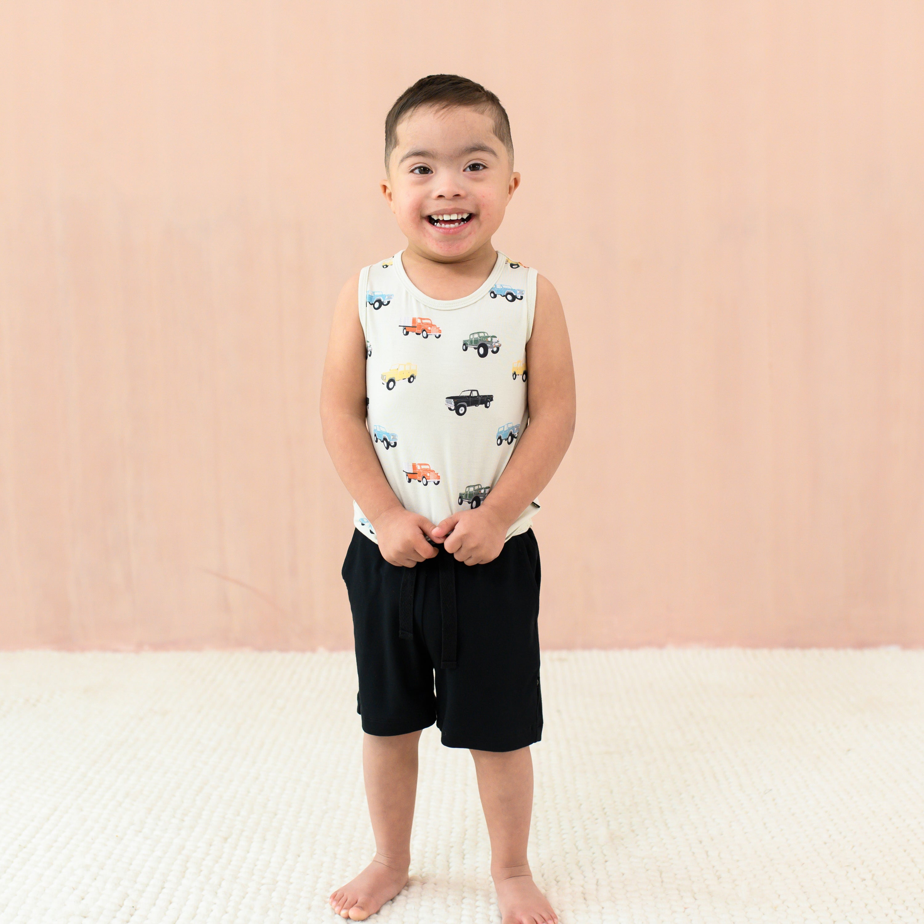 Toddler Tank Top in Vintage Truck