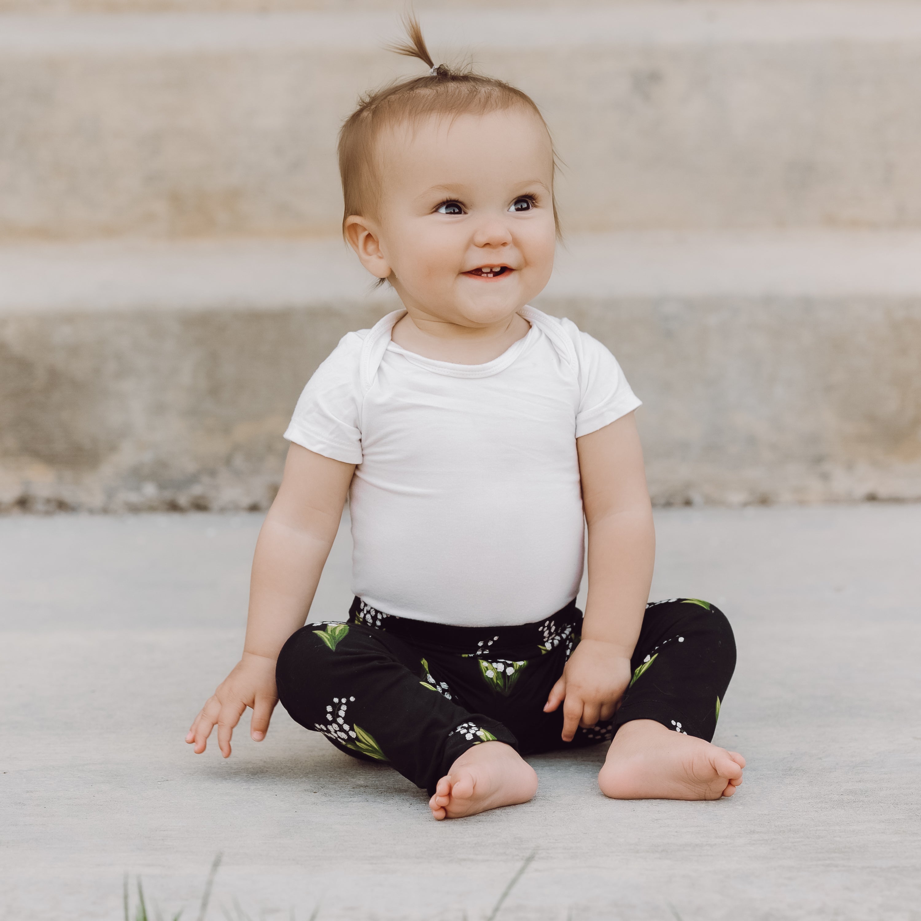 Toddler Leggings in Midnight Lily