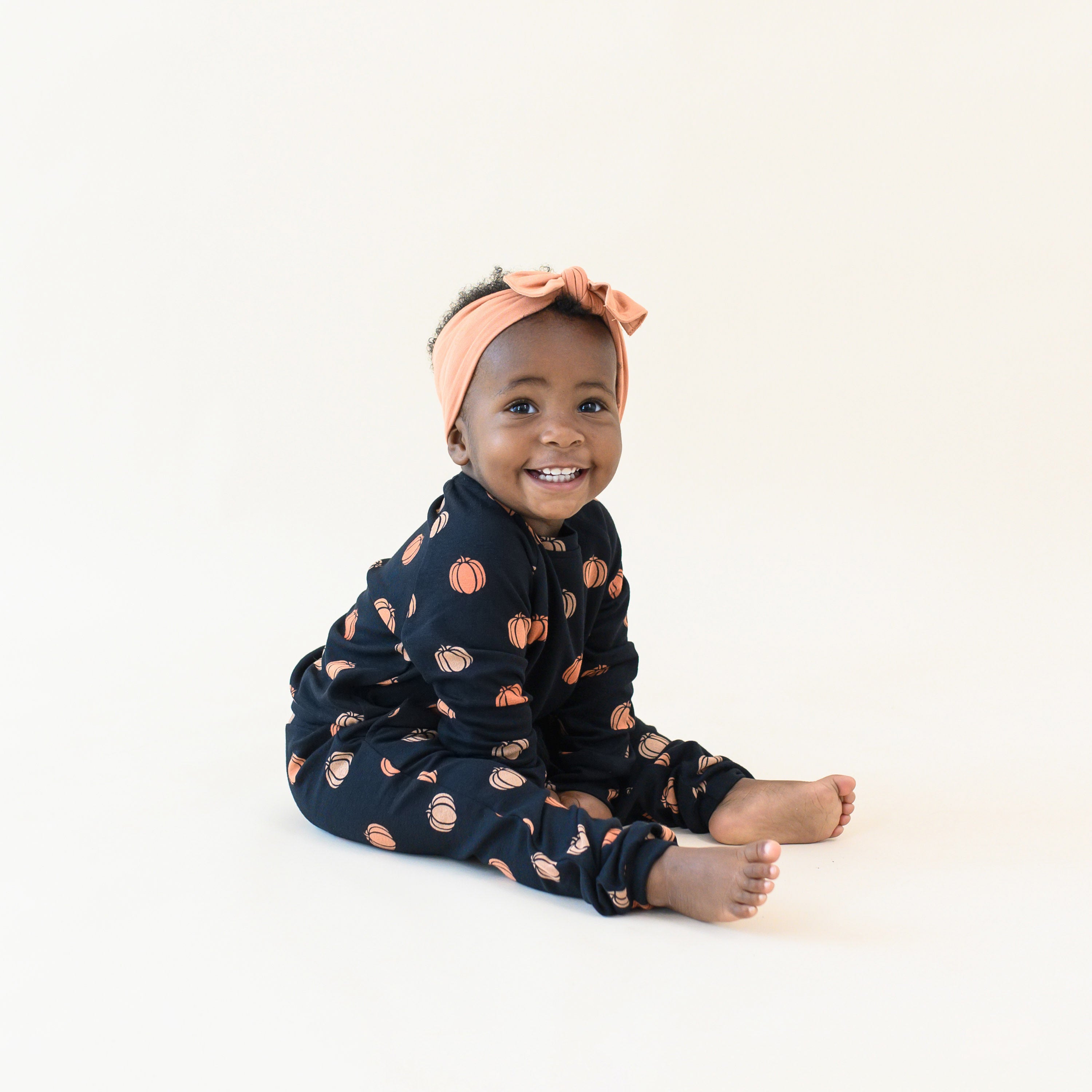 Bamboo Jersey Jogger Set in Pumpkin