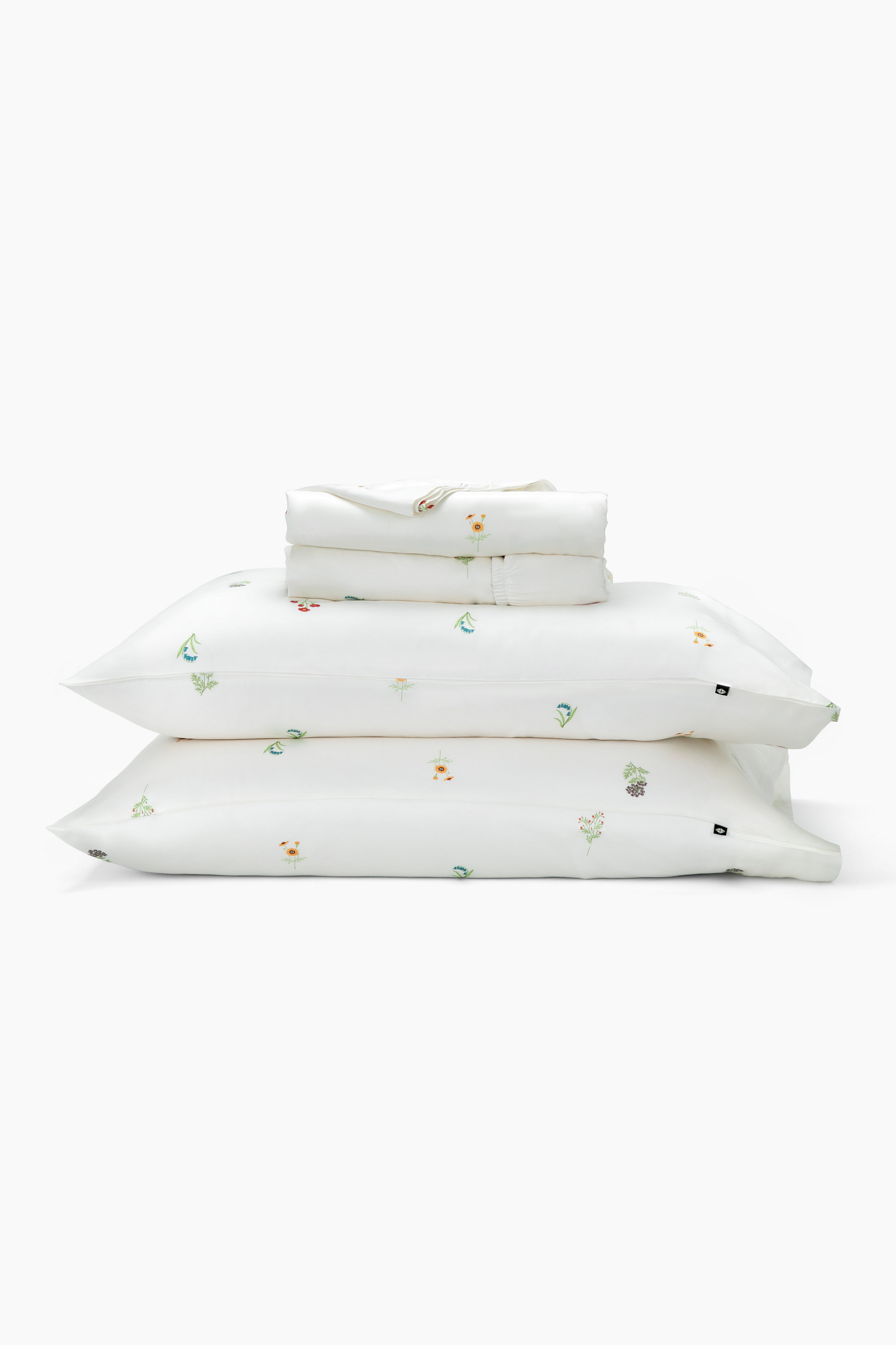 Bamboo Sateen Sheet Set in Wildflower