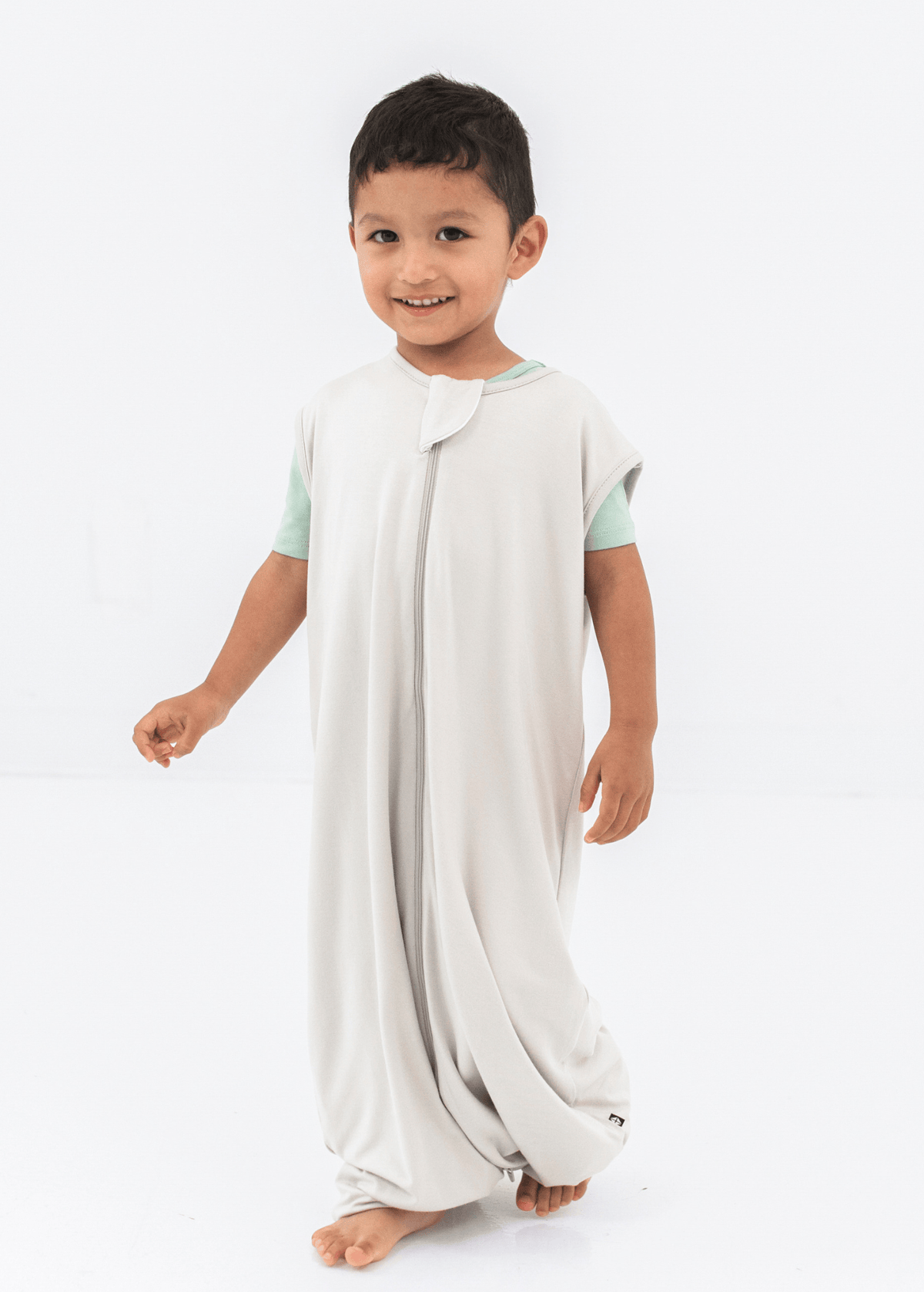 Bamboo Sleep Bag || Blue Floral | Quincy Mae main image 0