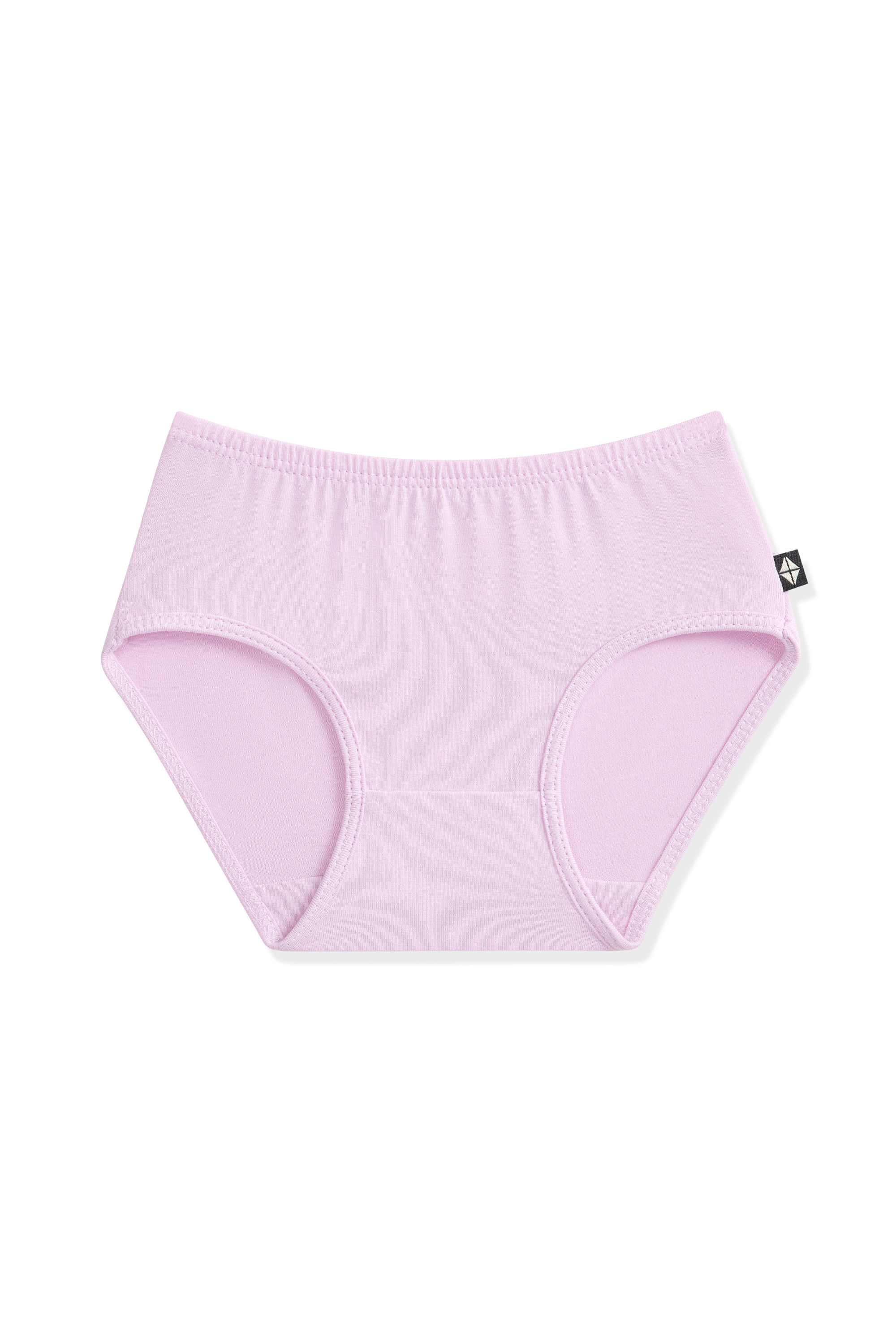 Light purple toddler's underwear on a white background