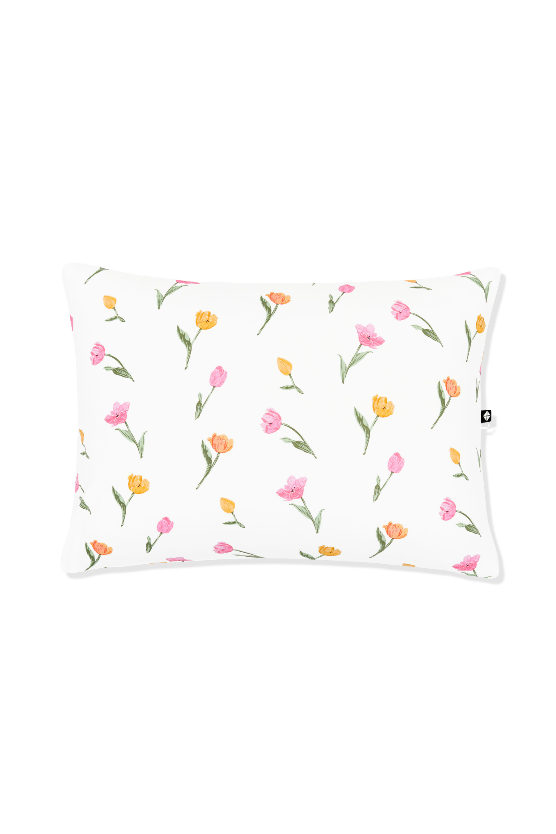 Front of the Toddler Pillowcase in Tulip showing the envelope closure