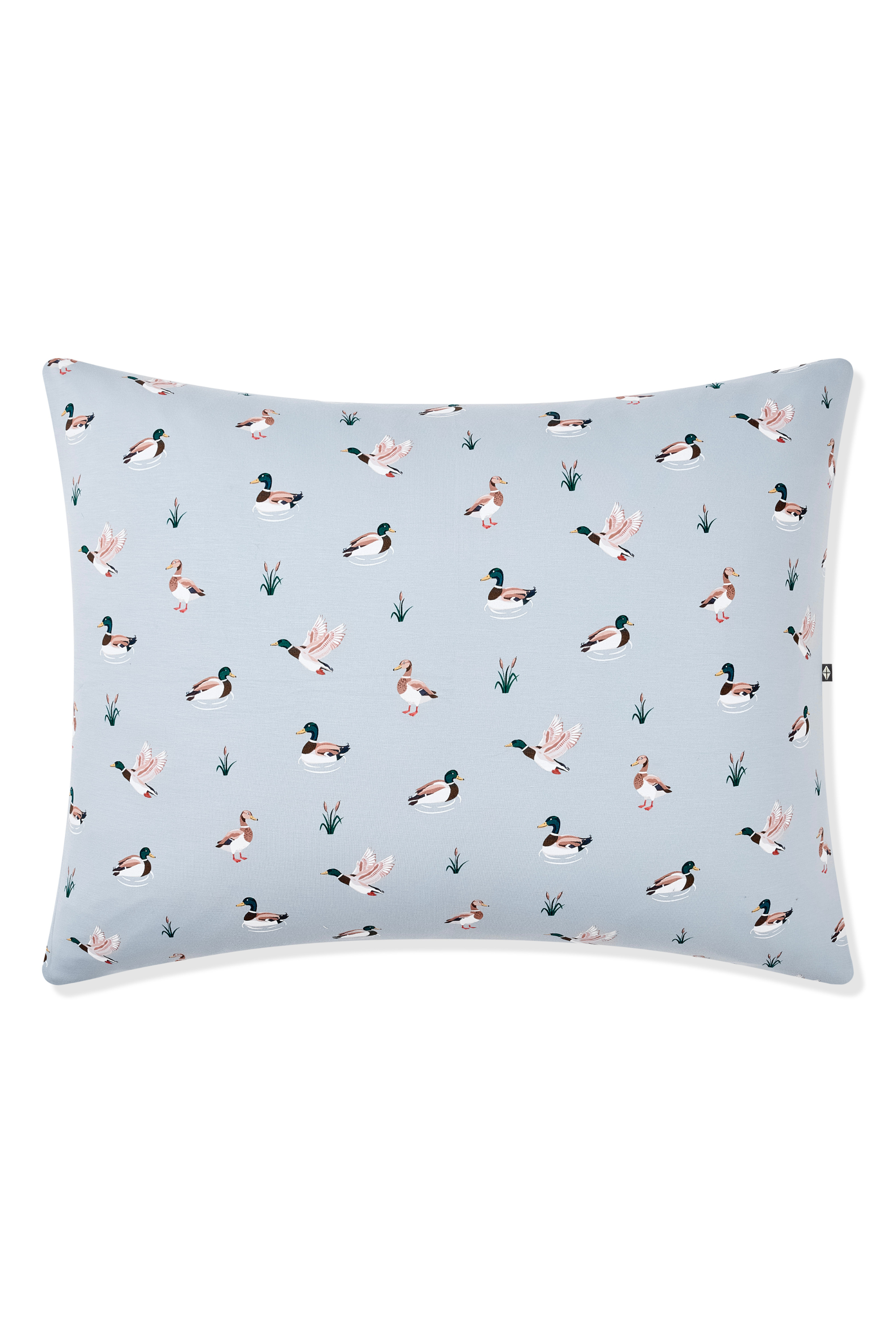 The front of the Toddler Pillowcase in Mallard Duck 