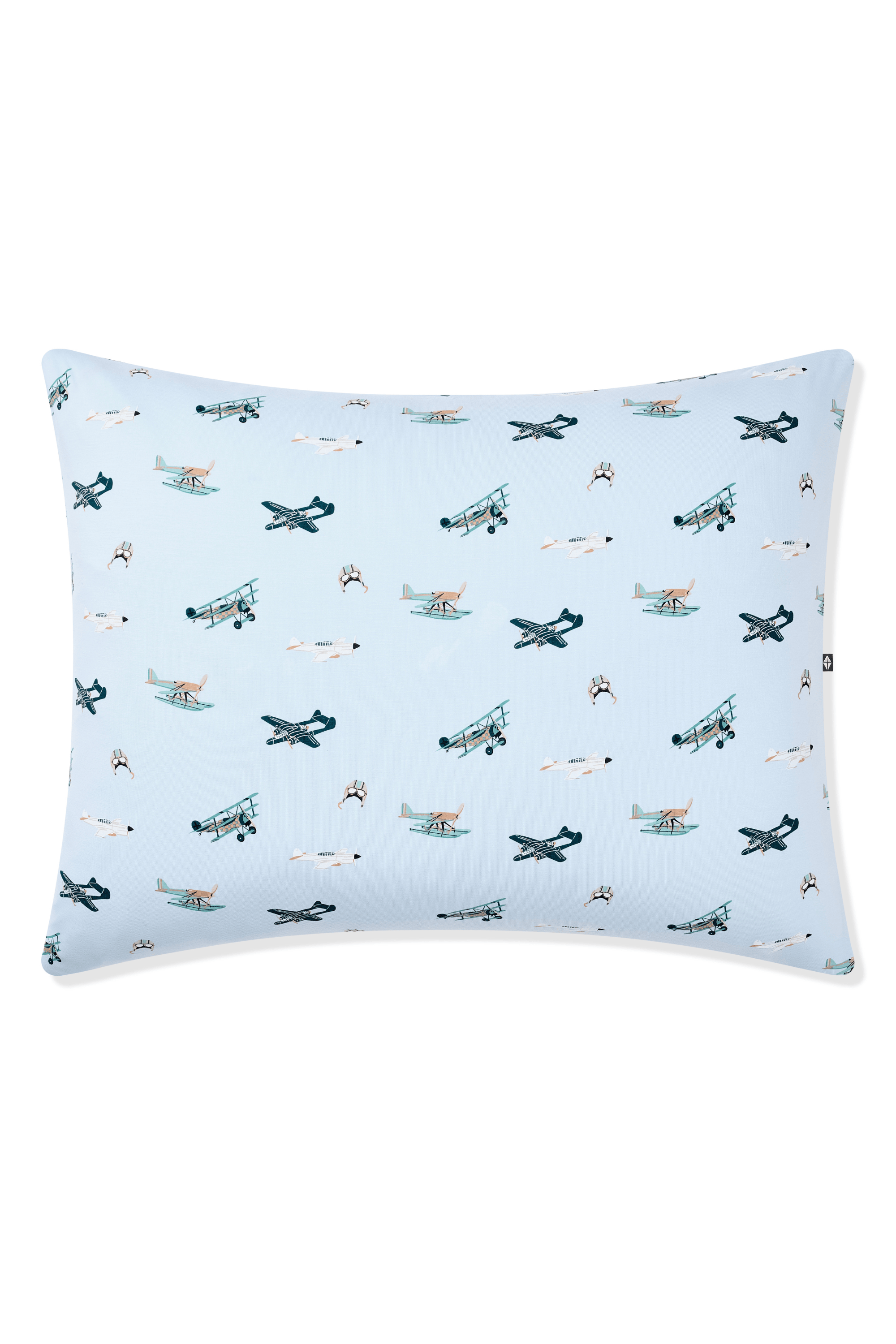 The front of the Toddler Pillowcase in Take Off 