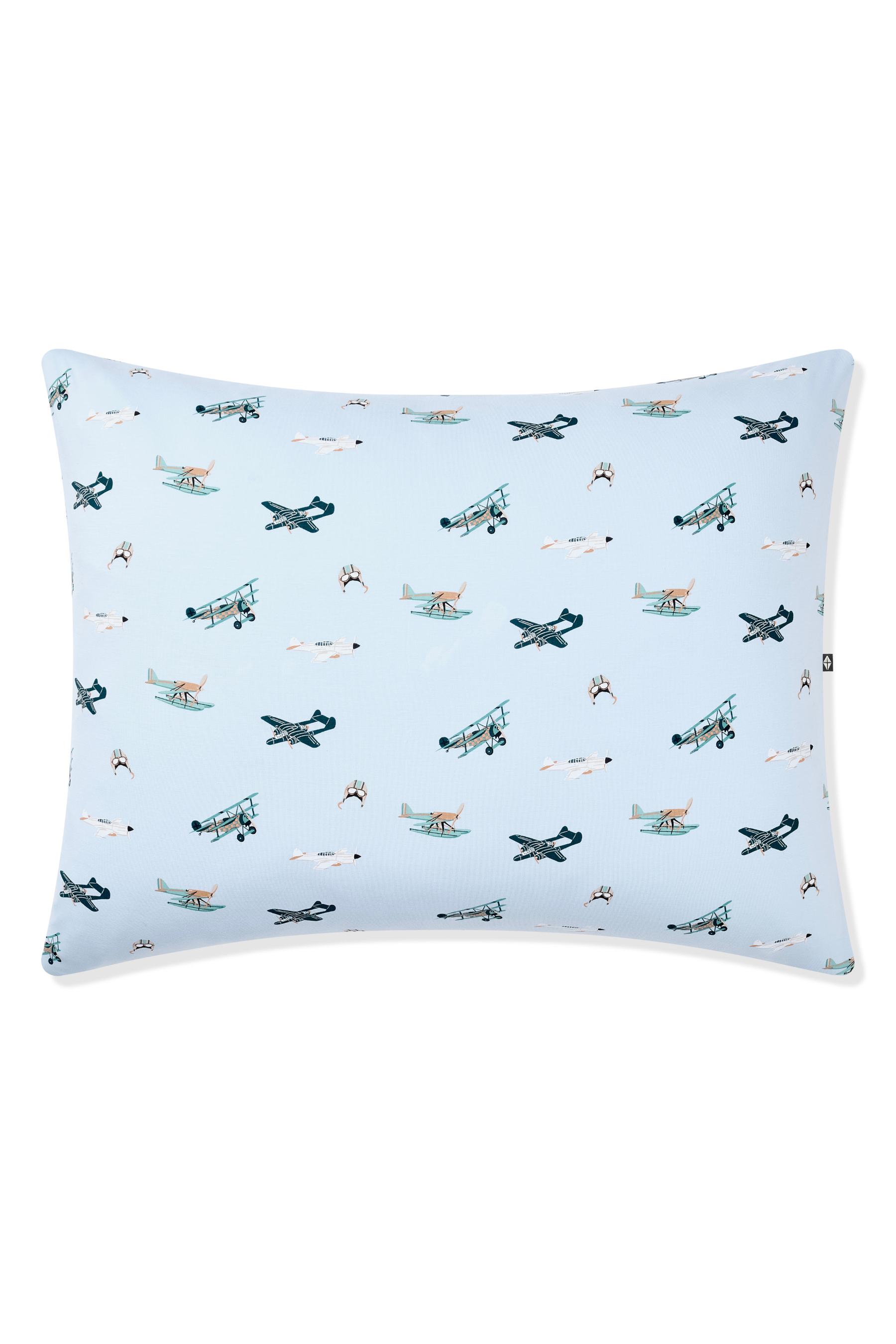 The front of the Toddler Pillowcase in Take Off 