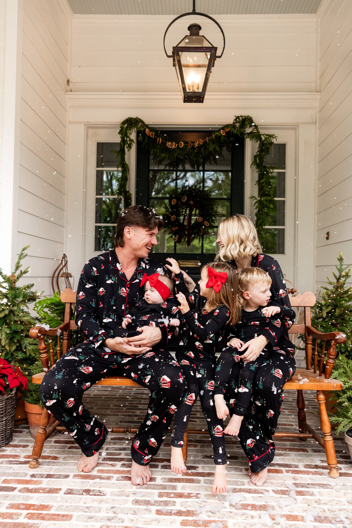 Zippered Footie in Winter Wonderland