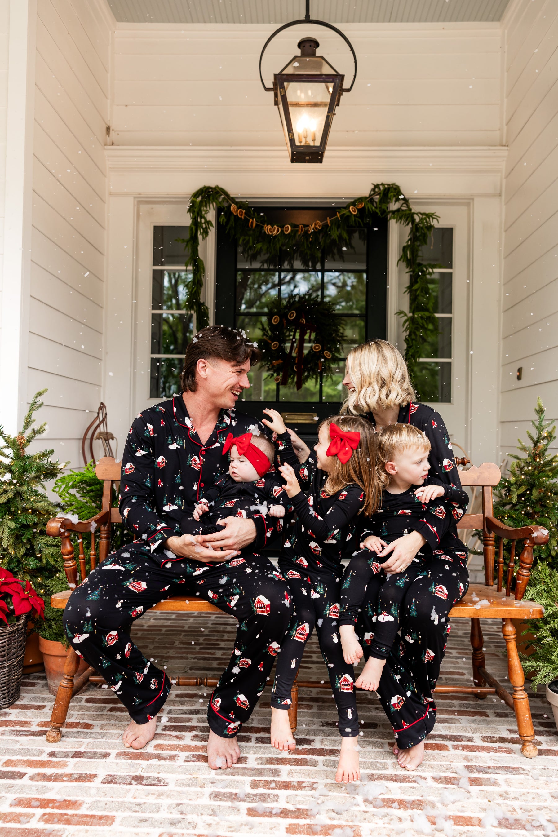 Zippered Footie in Winter Wonderland