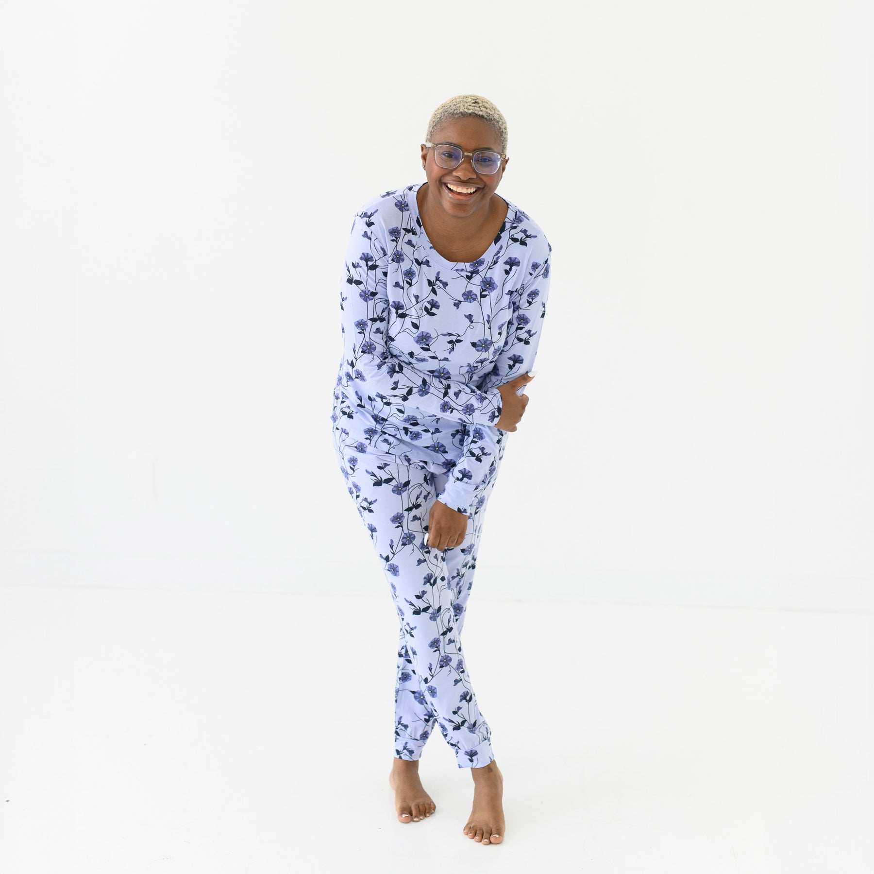 Women's Jogger Pajama Set in Petunia