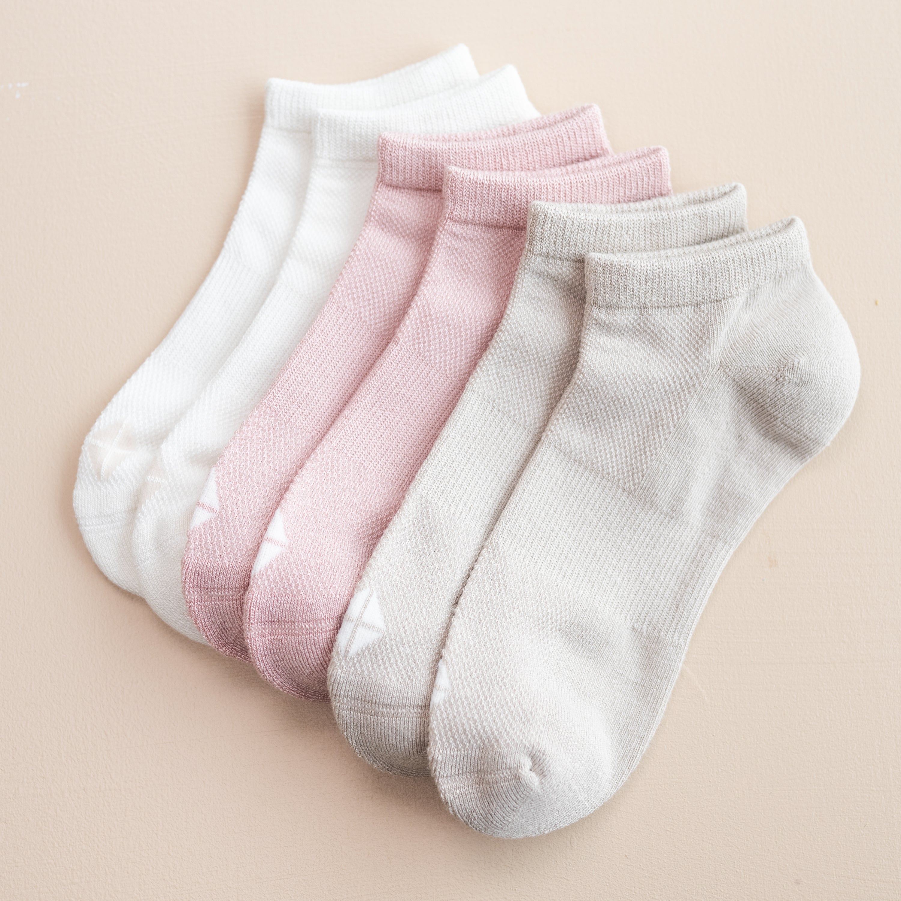 Women's Ankle Socks 3-Pack in Neutral