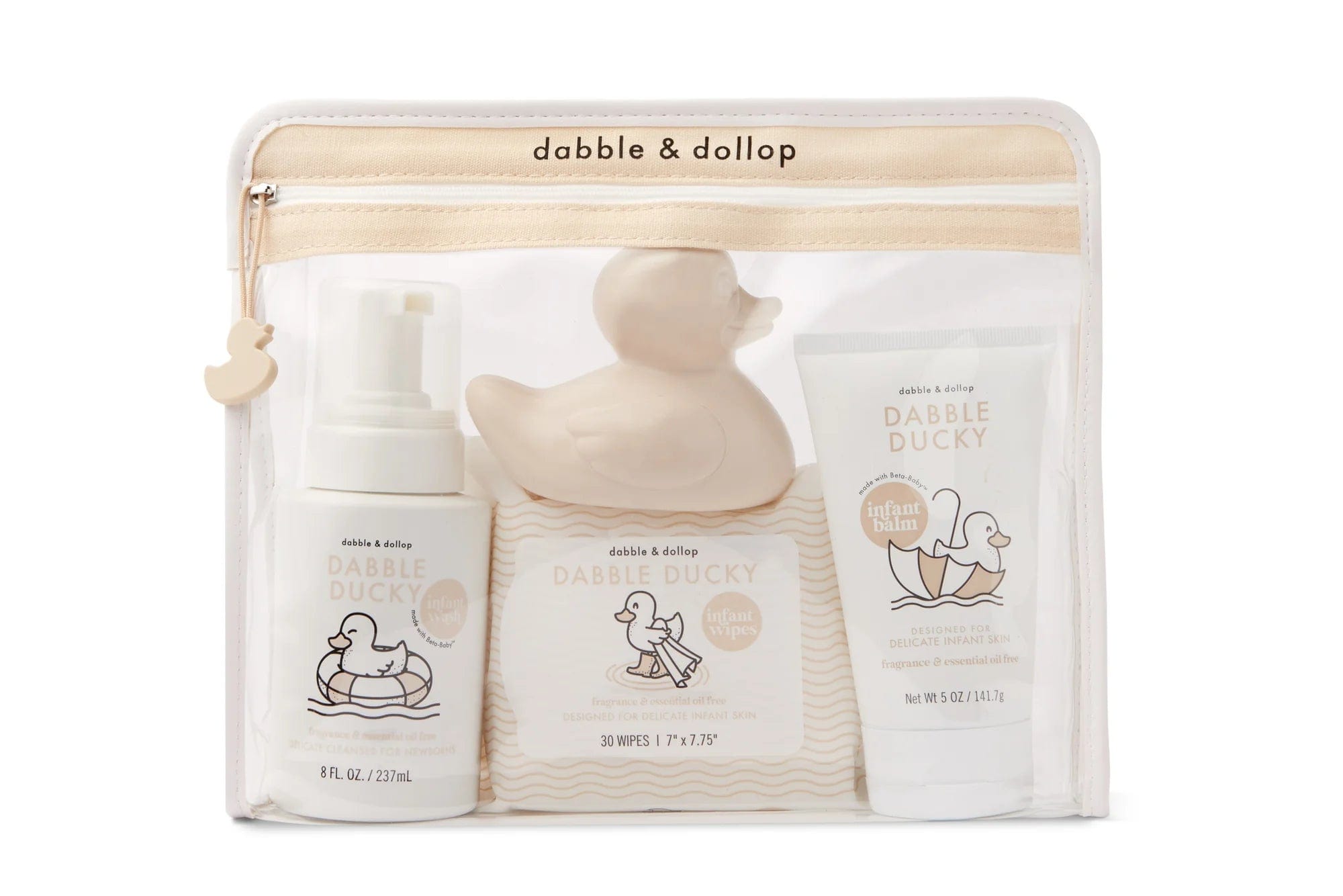 Dabble and Dollop Home and Bath Pink Dabble and Dollop Baby Shower & Infant Essentials Gift Set
