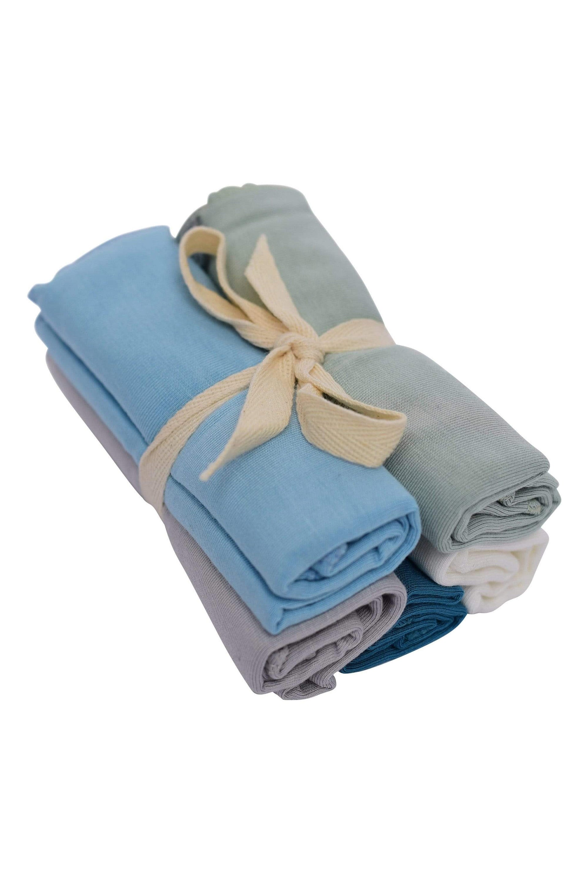 Solid Washcloth Combo 5 Pack Cool