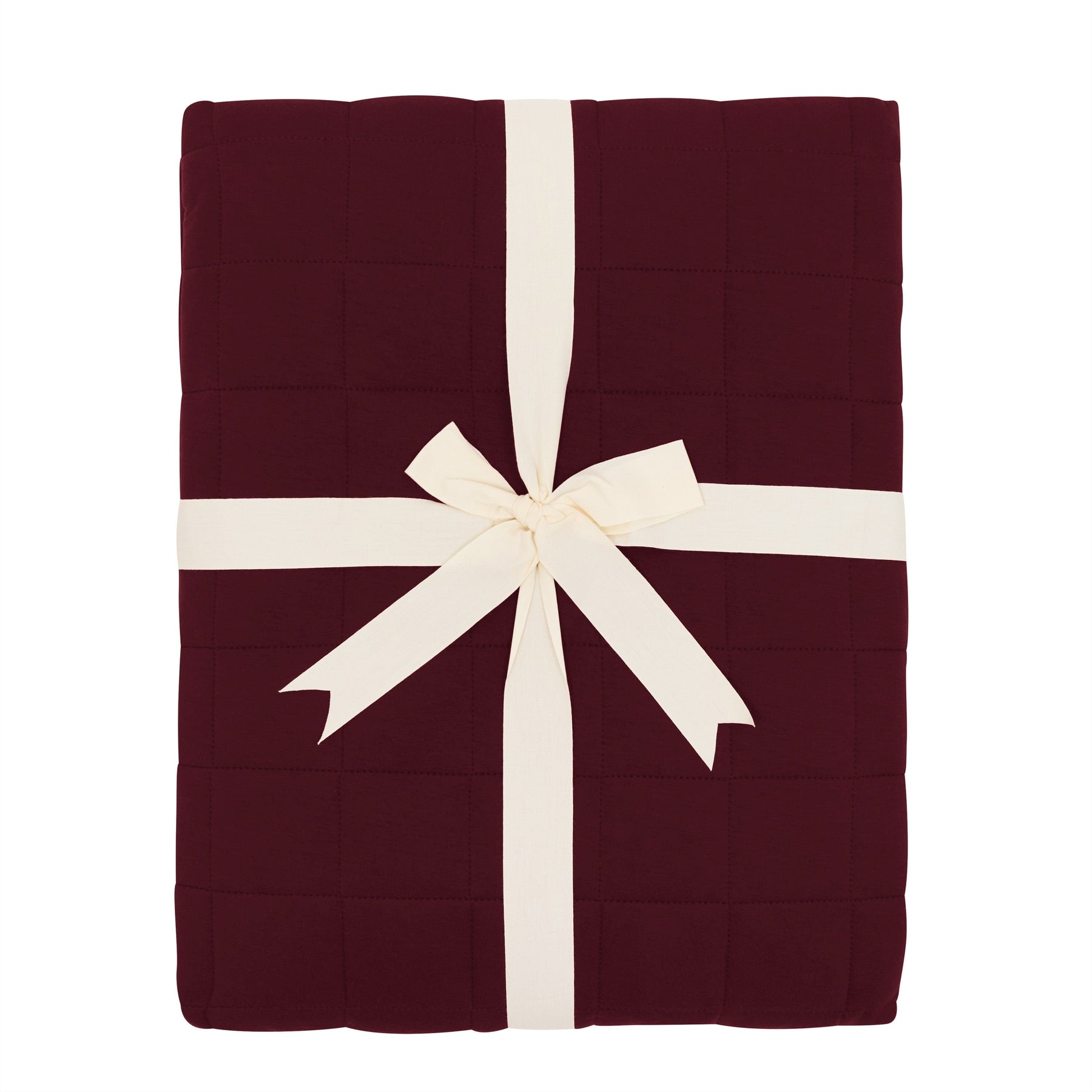 Kyte Baby Adult Blanket Burgundy / Adult Adult Quilted Blanket in Burgundy 2.5