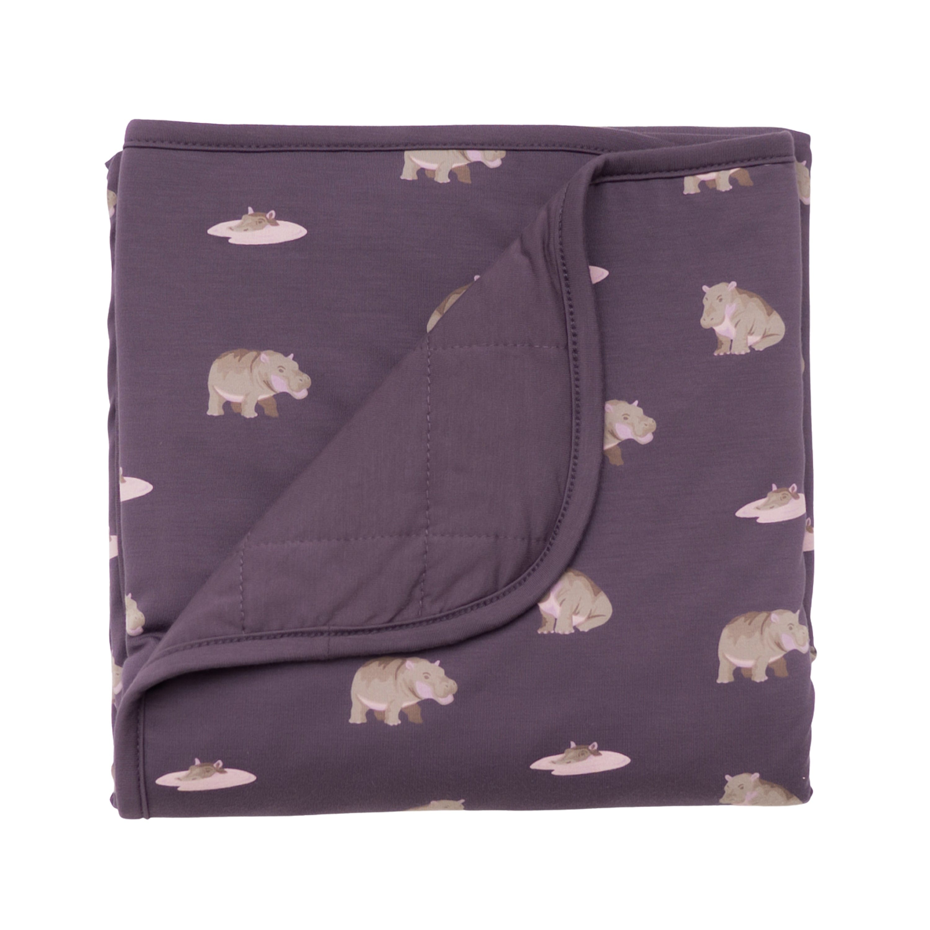 Kyte Baby Baby Blanket Baby Hippo / Infant Baby Blanket in Baby Hippo