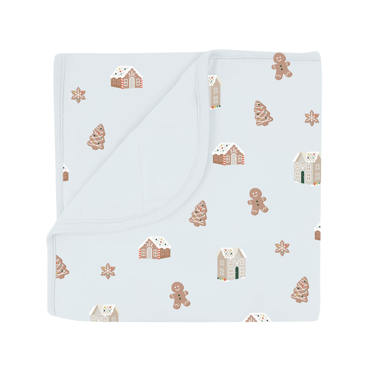 Kyte Baby Baby Blanket Exclusive Gingerbread Village / Infant Baby Blanket in Gingerbread Village