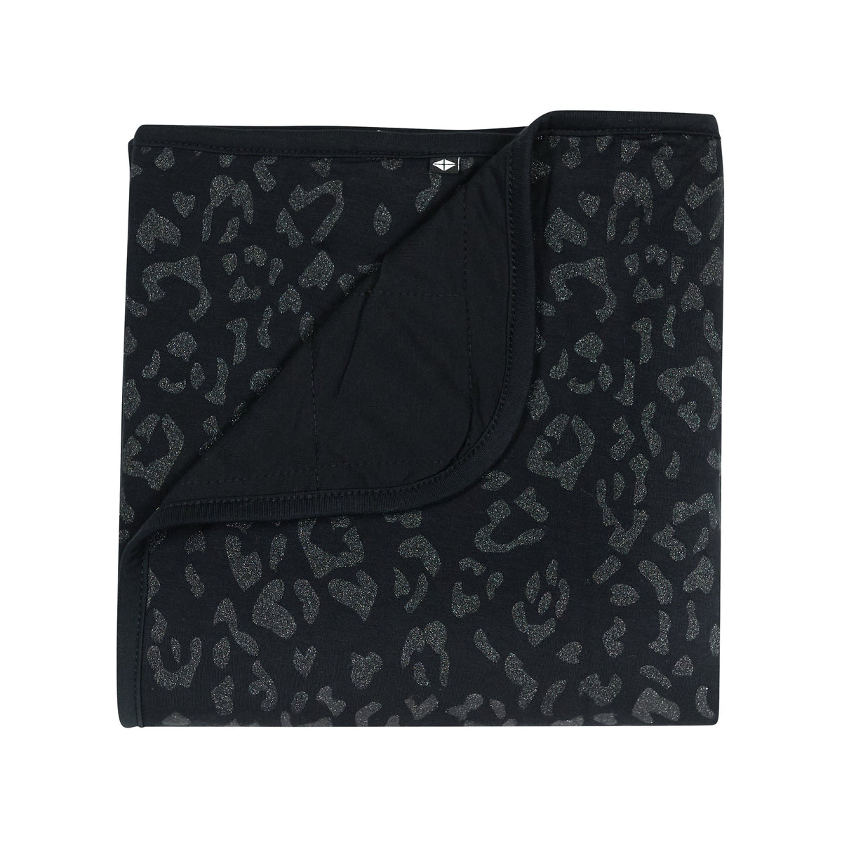 Kyte Baby Baby Blanket Midnight Leopard / Infant Baby Blanket in Midnight Leopard