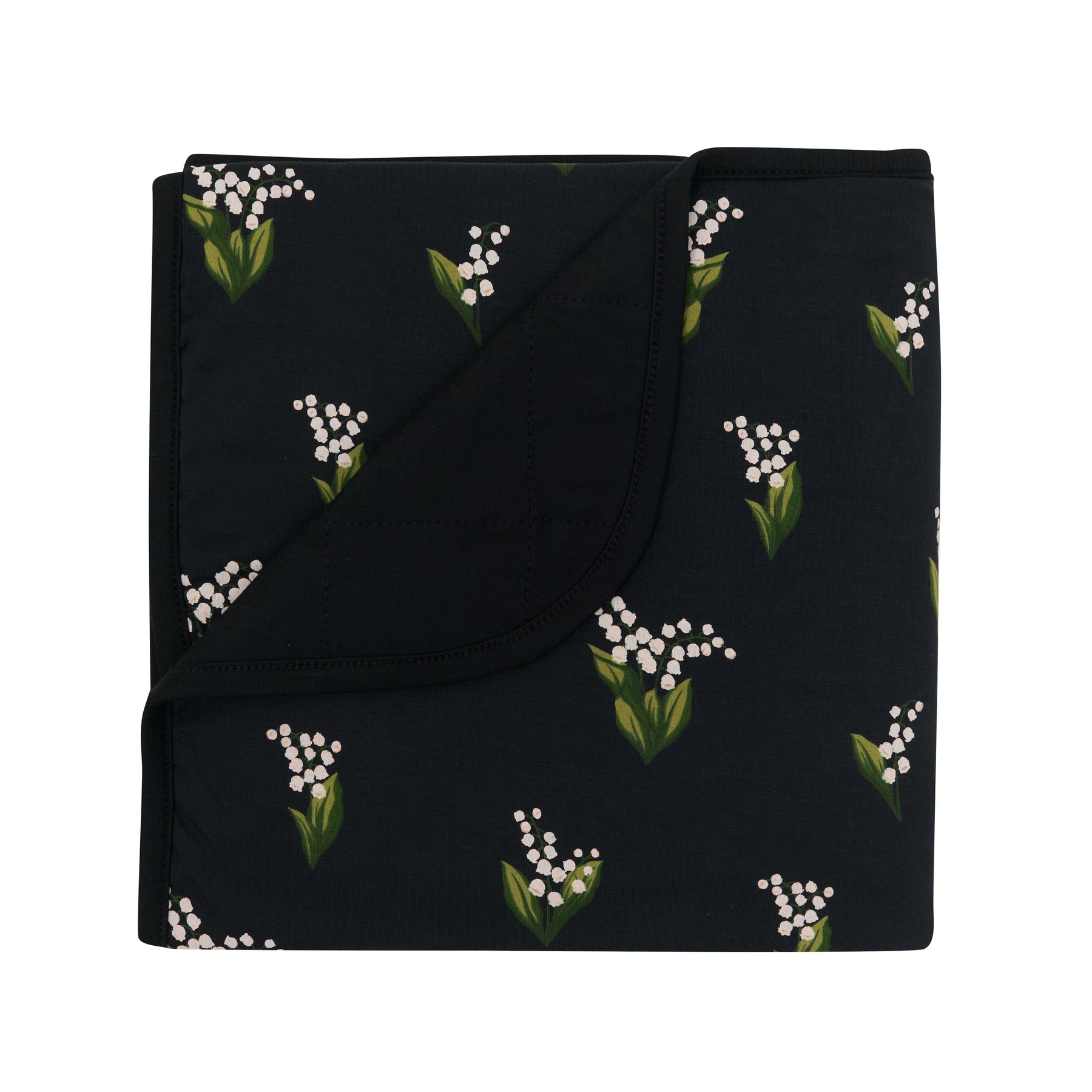 Kyte Baby Baby Blanket Midnight Lily / Infant Baby Blanket in Midnight Lily