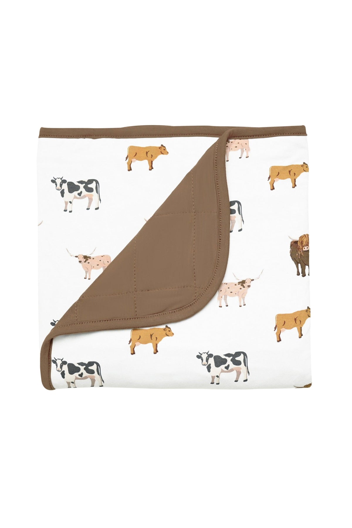 Cow Pattern Kyte Baby Blanket in Moo