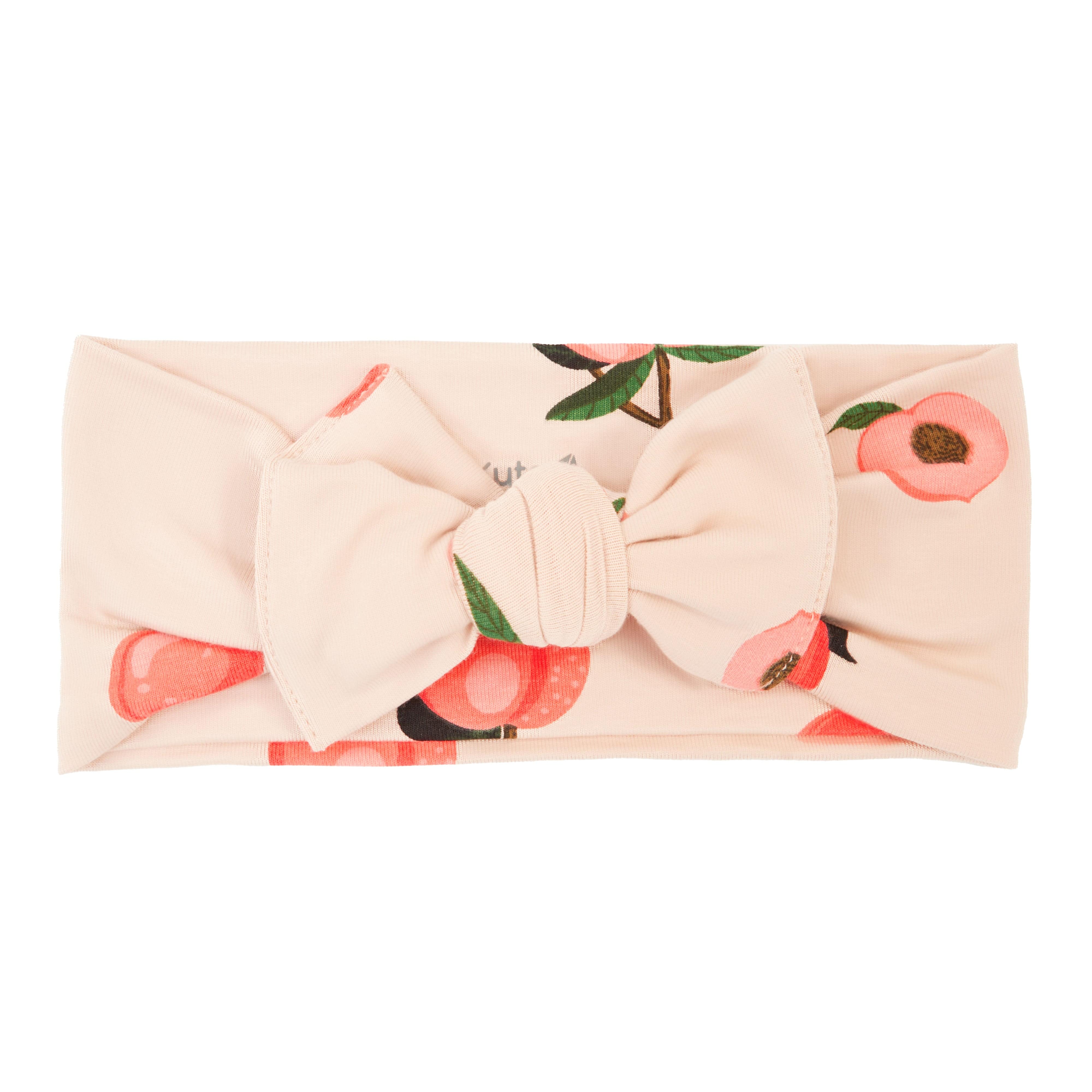 Kyte Baby Baby Bows Bow in Peach