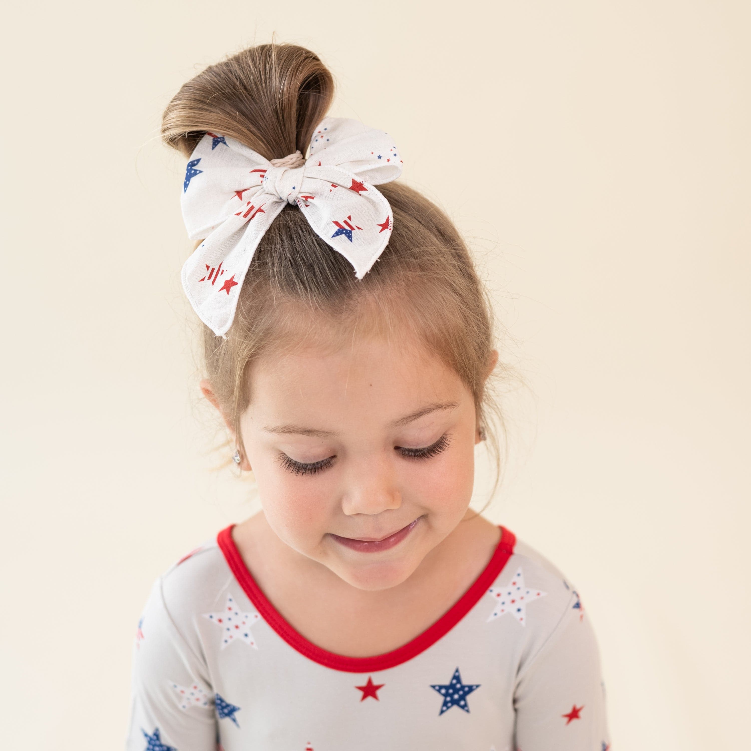 Kyte Baby Baby Bows Liberty Linen Fable Bow in Liberty