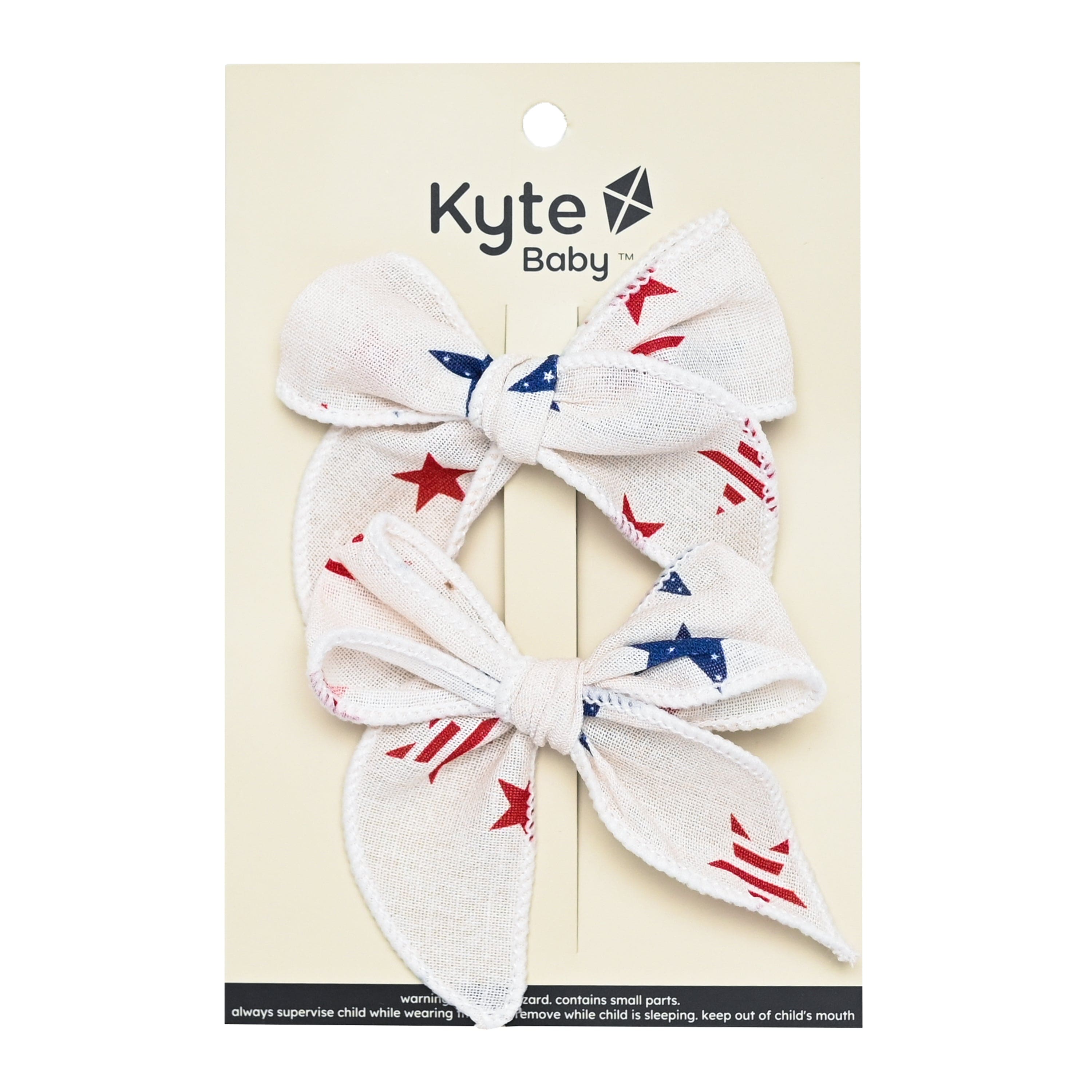 Kyte Baby Baby Bows Liberty Linen Piggie Bows in Liberty