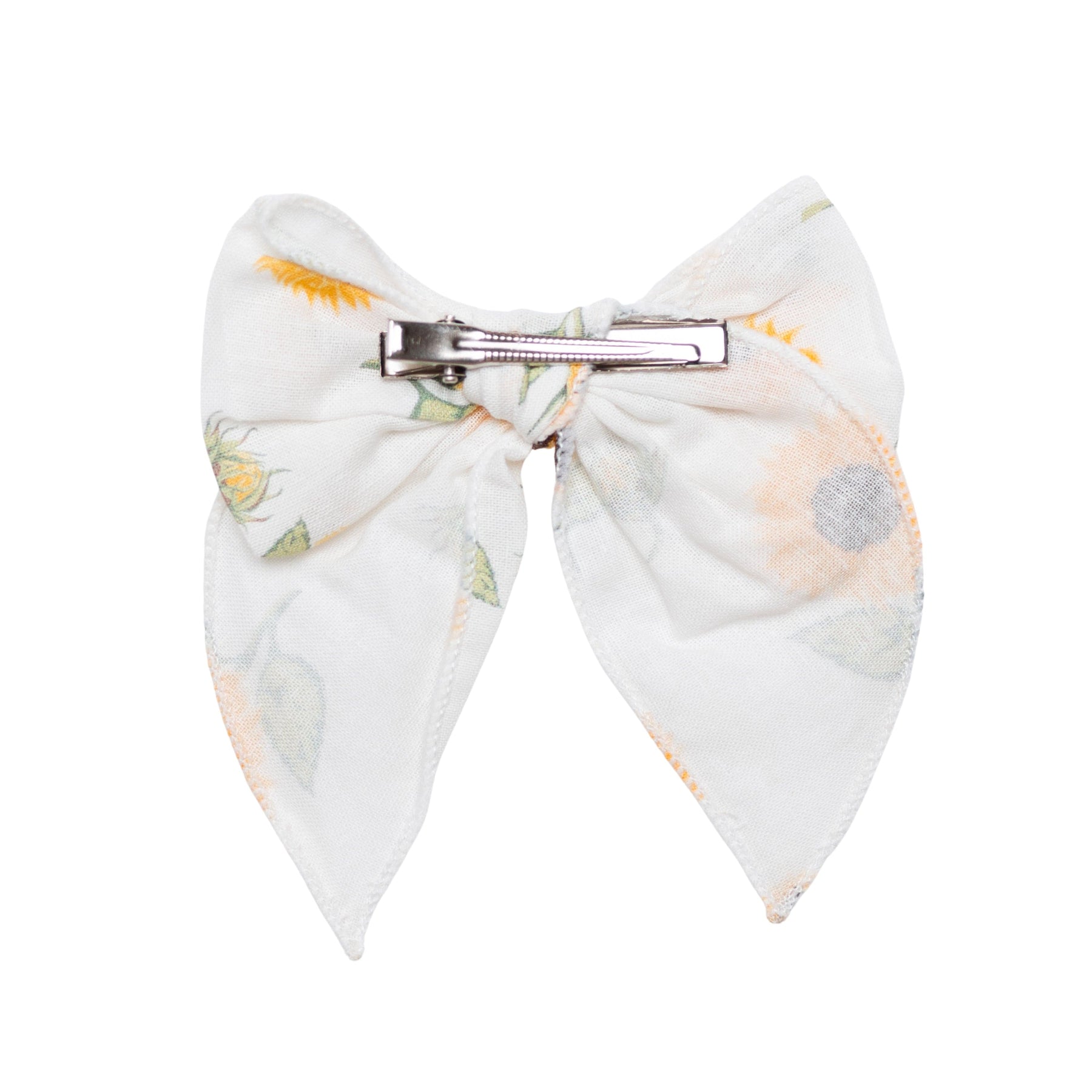 Kyte Baby Baby Bows Sunflower Linen Fable Bow in Sunflower