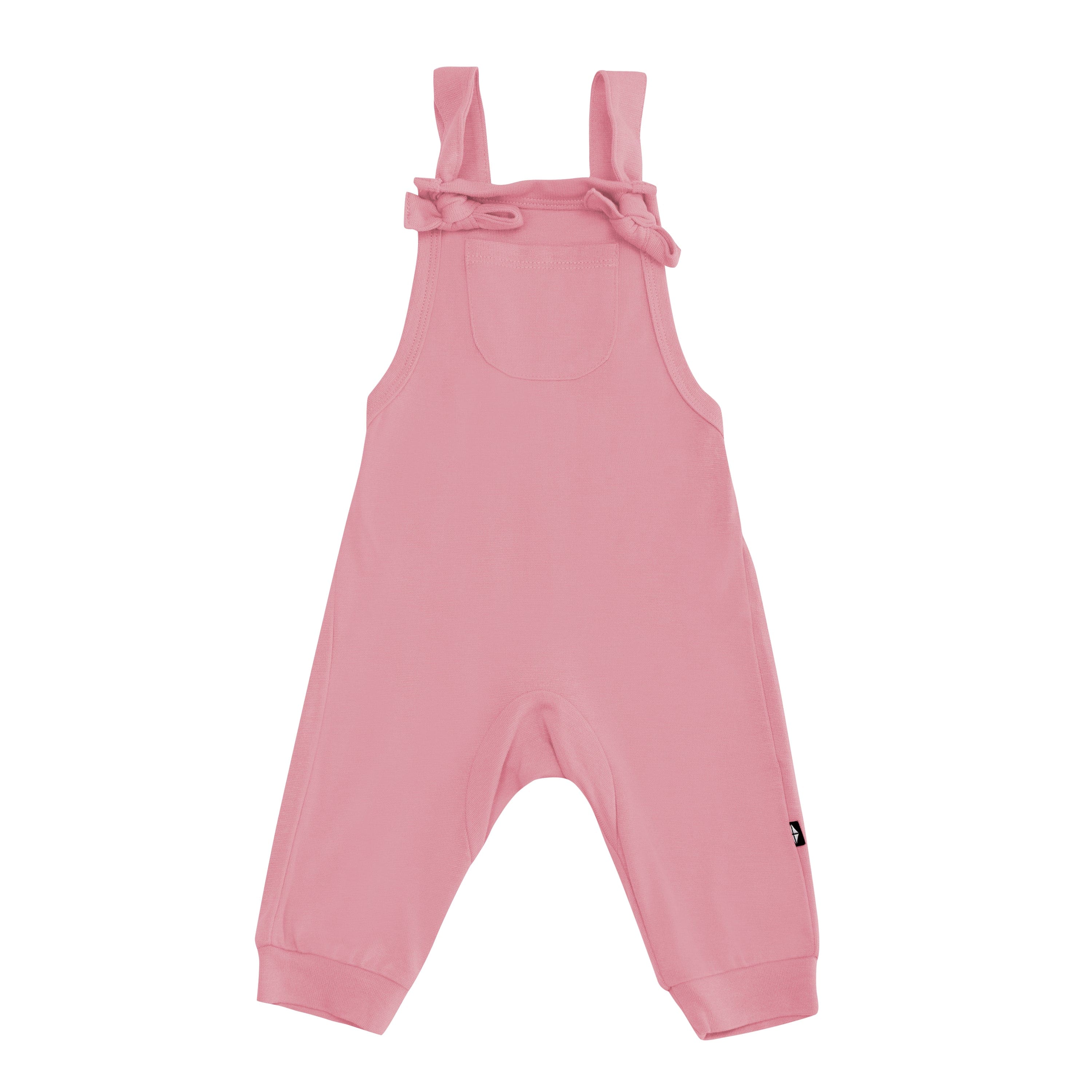 Kyte Baby Baby Overall Bamboo Jersey Overall in Apple Blossom