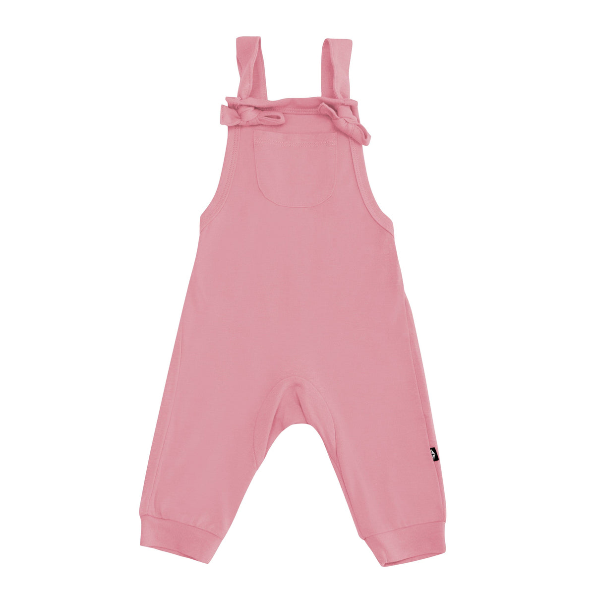 Kyte Baby Baby Overall Bamboo Jersey Overall in Apple Blossom