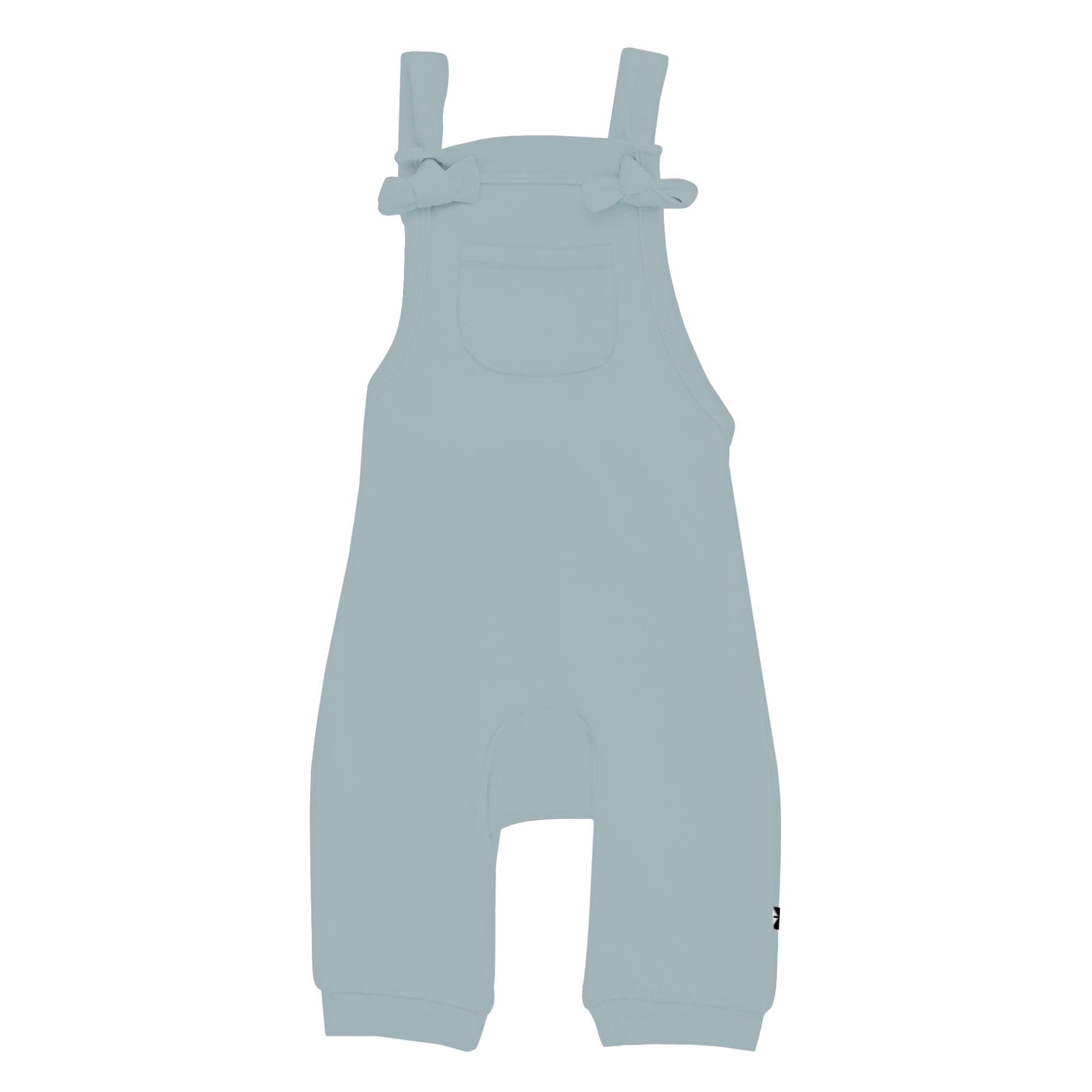 Kyte Baby Baby Overall Bamboo Jersey Overall in Glacier