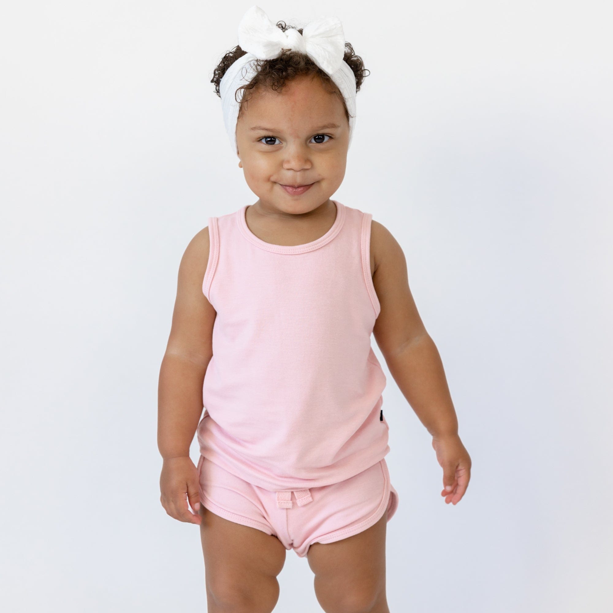 Kyte Baby Bamboo Jersey Tank Jogger Set Bamboo Jersey Tank Jogger Set in Crepe