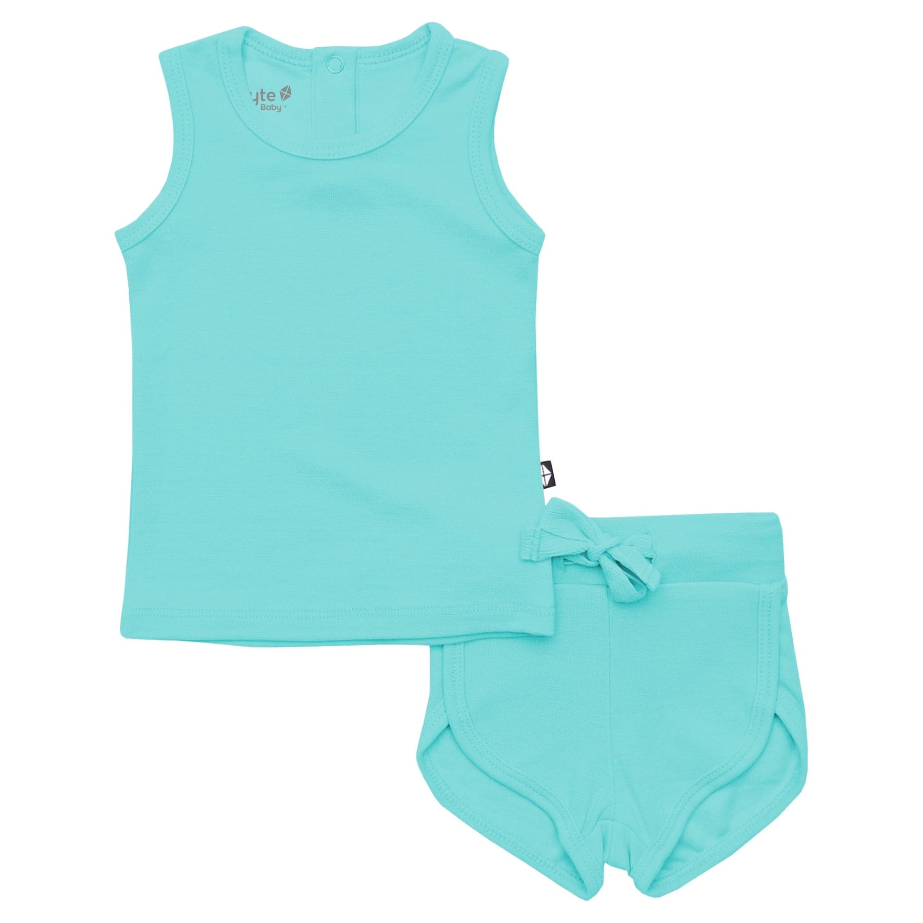 Kyte Baby Bamboo Jersey Tank Jogger Set Bamboo Jersey Tank Jogger Set in Robin