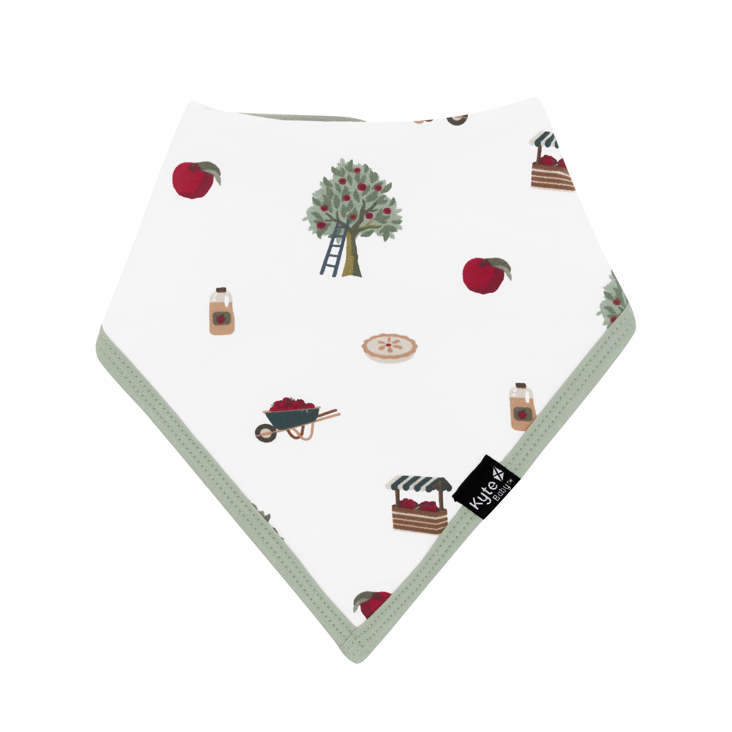 Kyte Baby Bib Apple Orchard Bib in Apple Orchard