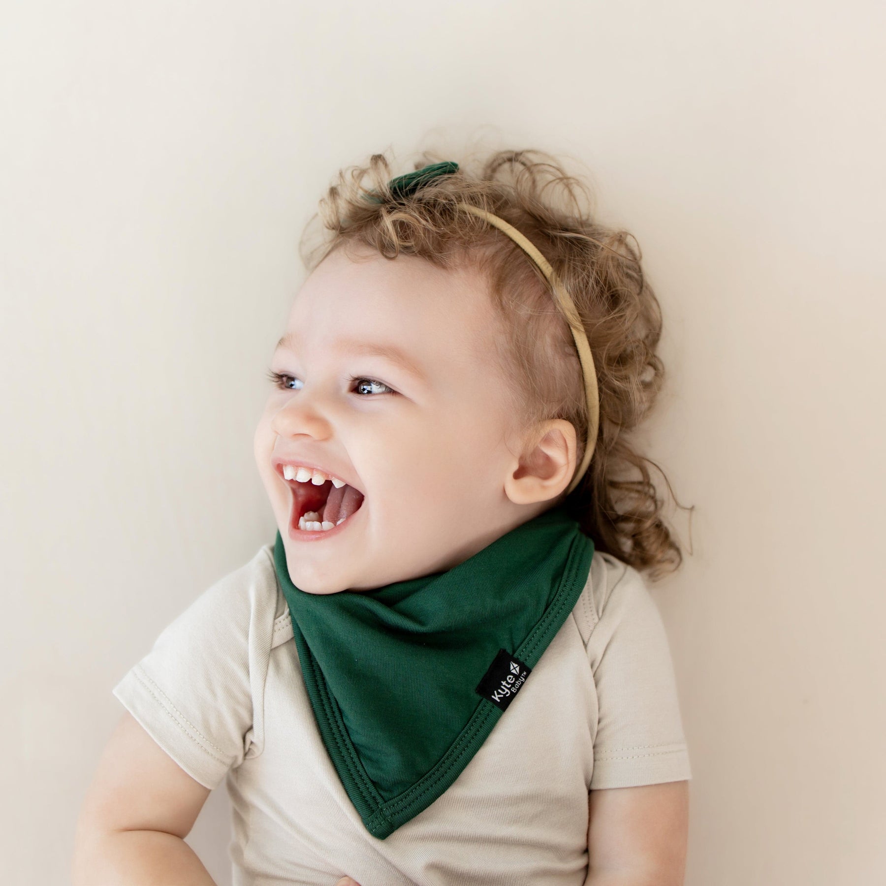 Kyte Baby Bib Evergreen Bib in Evergreen