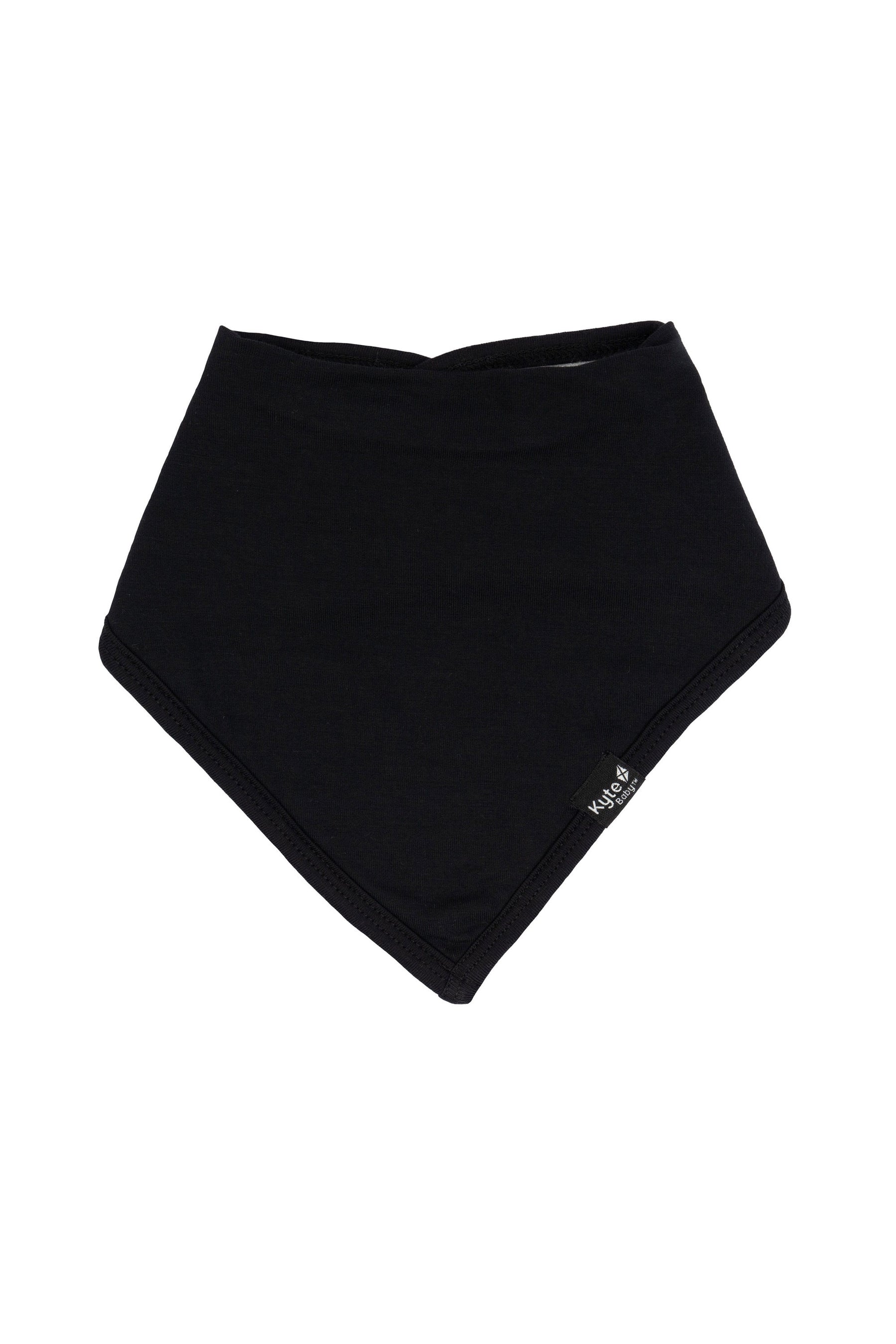 Flat lay of Kyte Baby Bib in Midnight