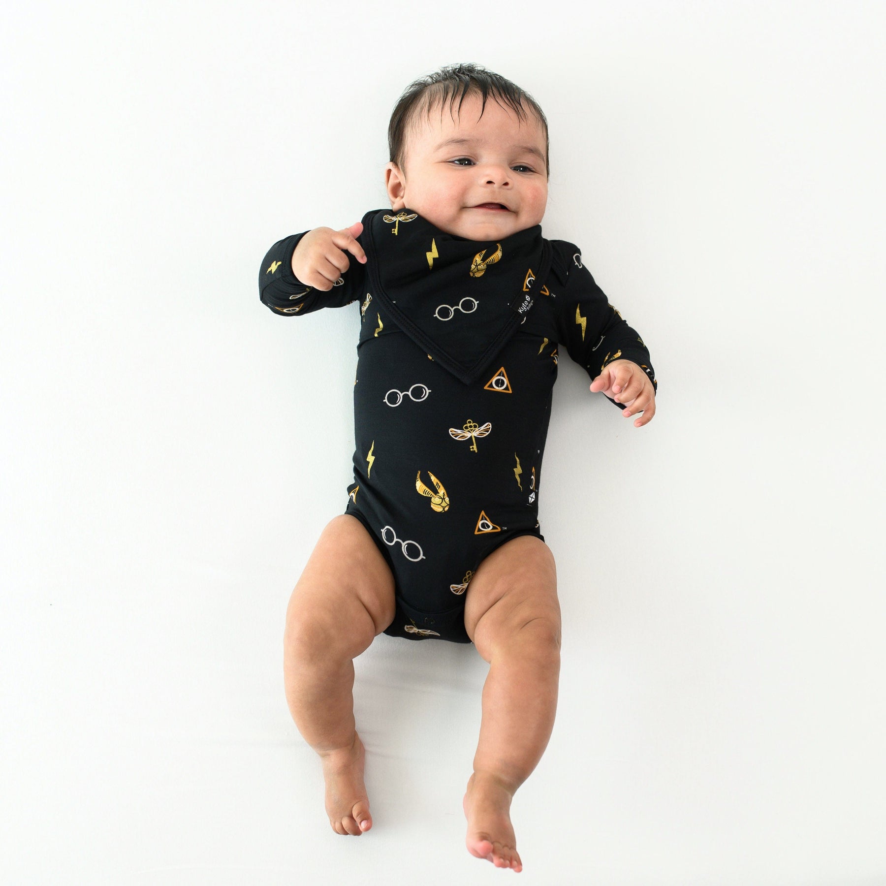 Kyte Baby Bib Midnight Icon Bib in Midnight Icon