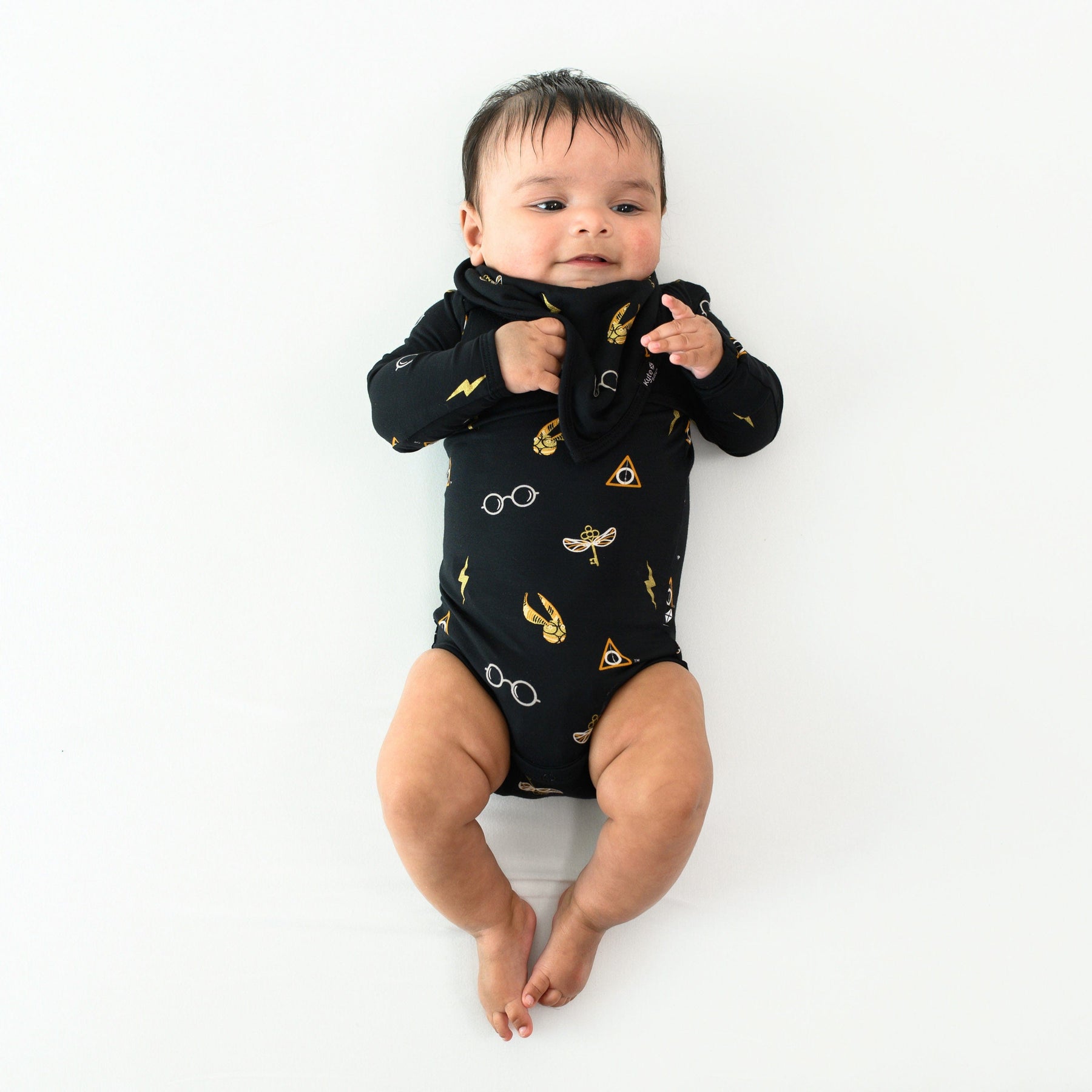 Kyte Baby Bib Midnight Icon Bib in Midnight Icon