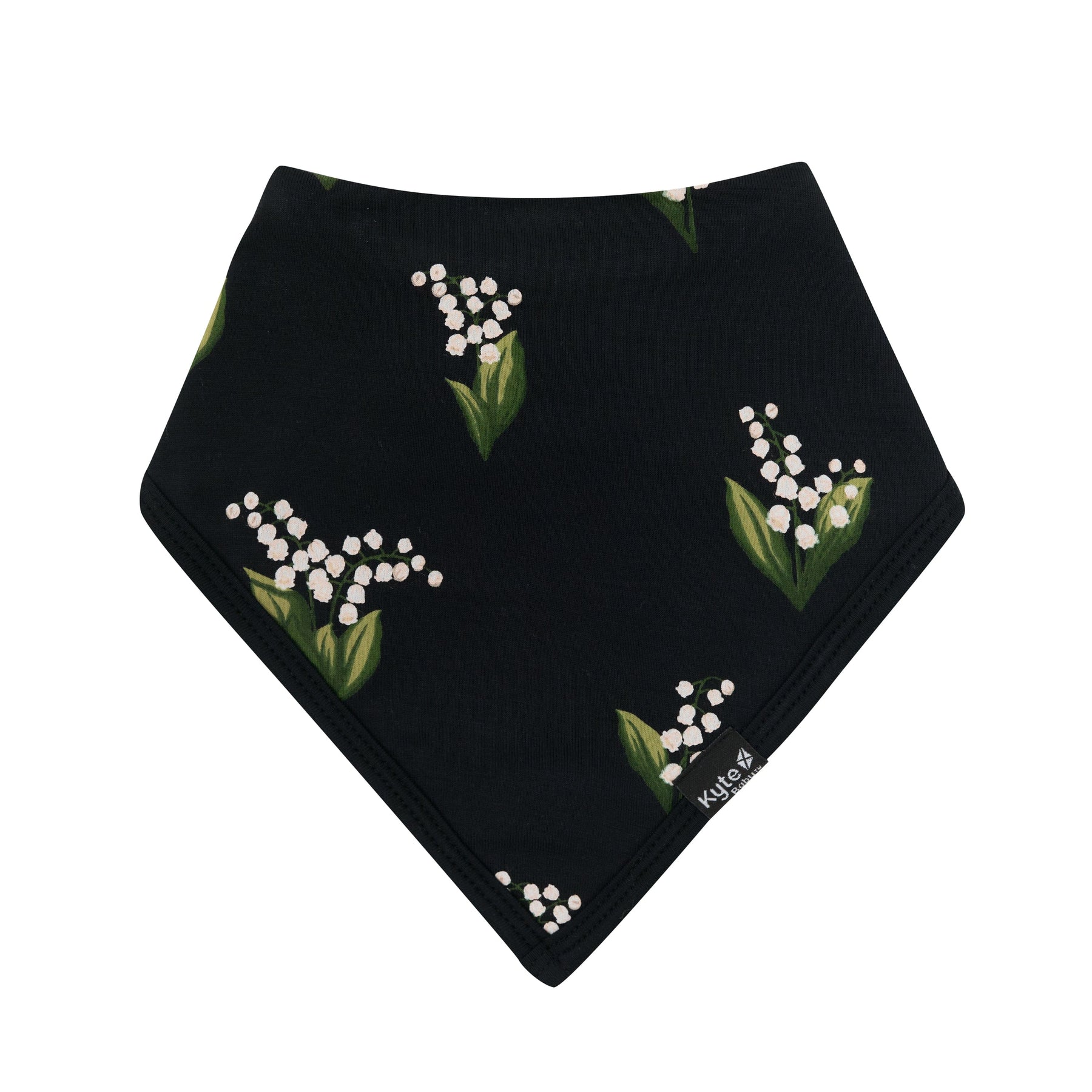 Kyte Baby Bib Midnight Lily Bib in Midnight Lily