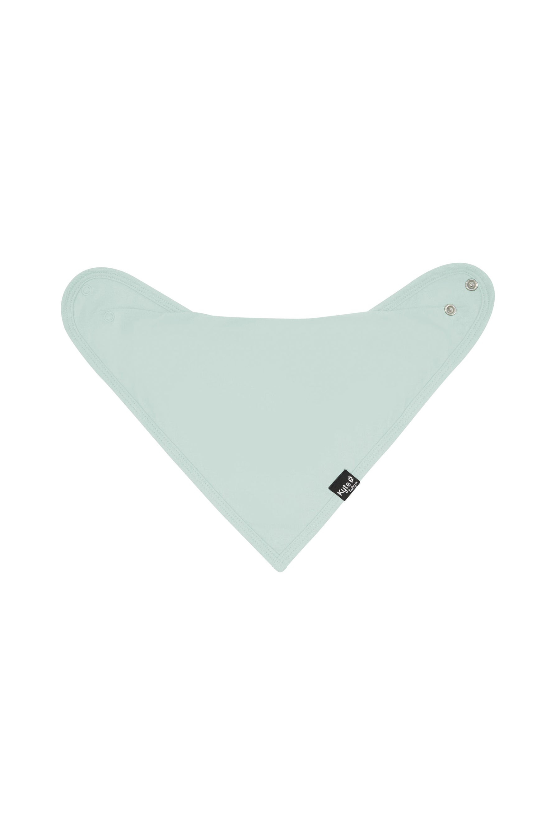 Adjustable snaps on Kyte Baby Bib in Sage