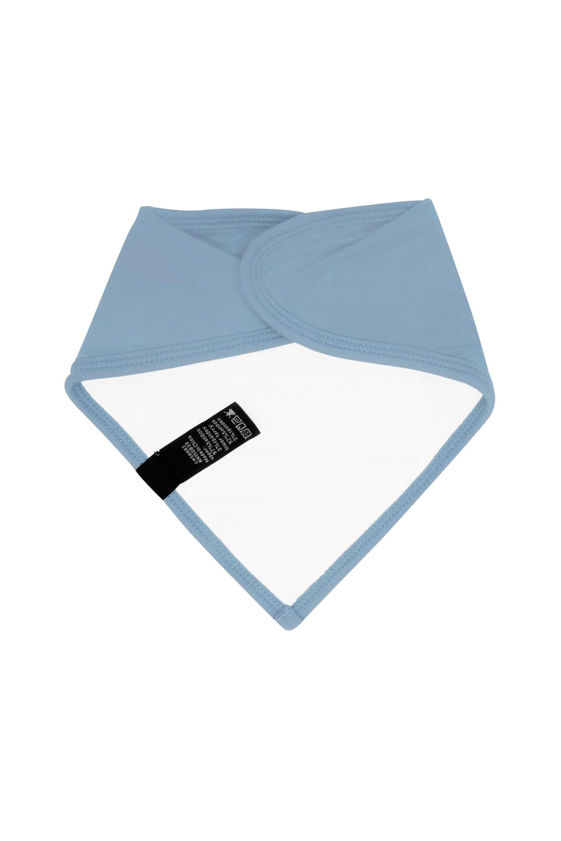 Terry side of the Kyte Baby Bib in Slate