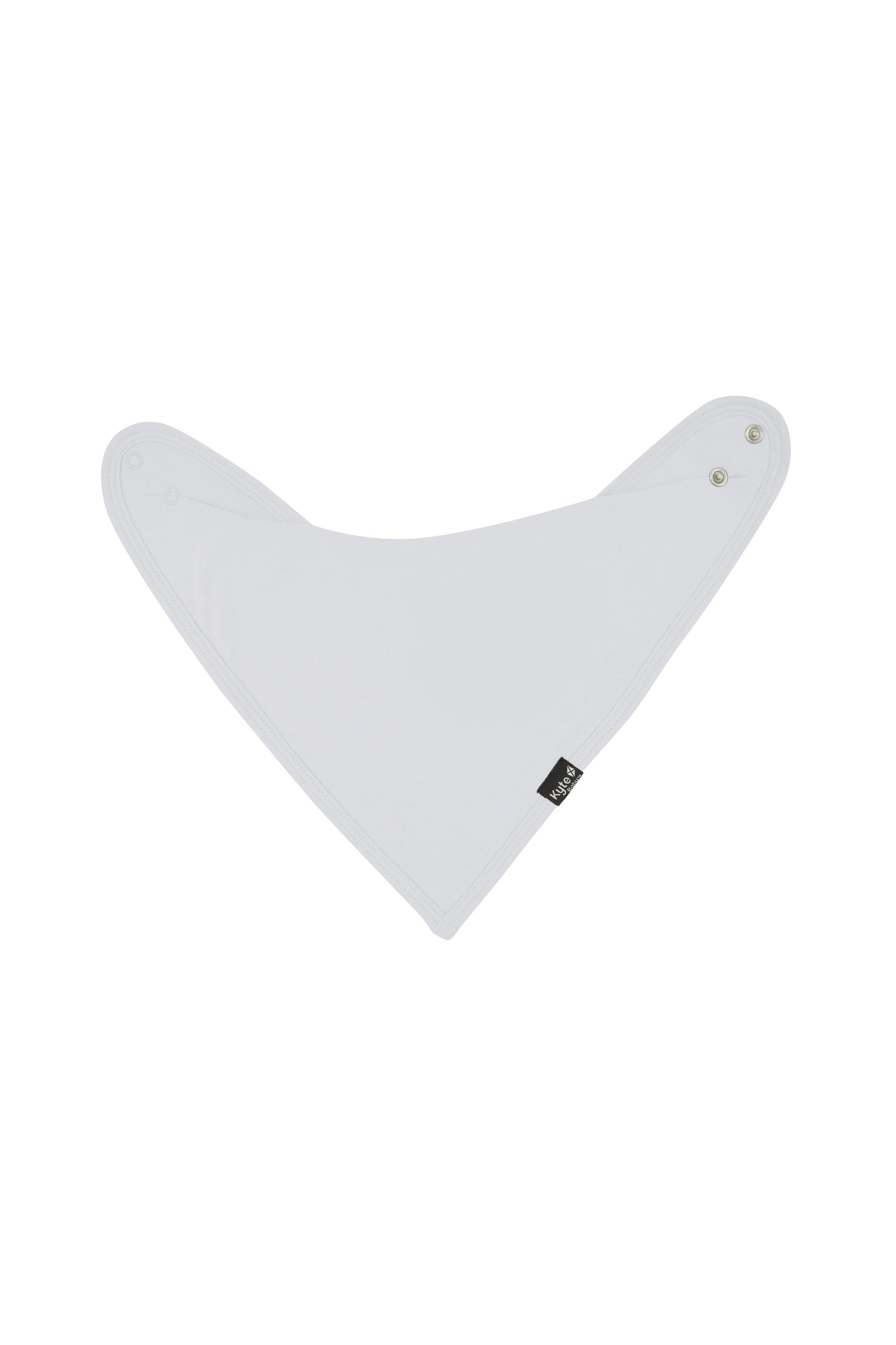 Adjustable snaps on Kyte Baby Bib in Storm