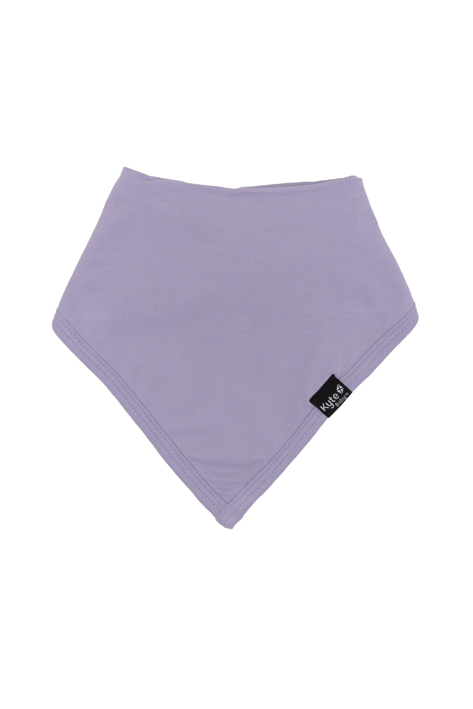 Flat lay of Kyte Baby Bib in Taro