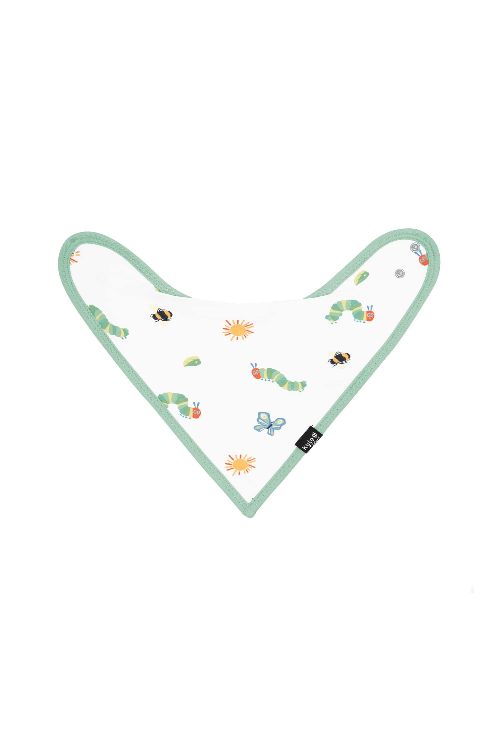 Bib in The Very Hungry Caterpillar™ and Friends shown laid flat