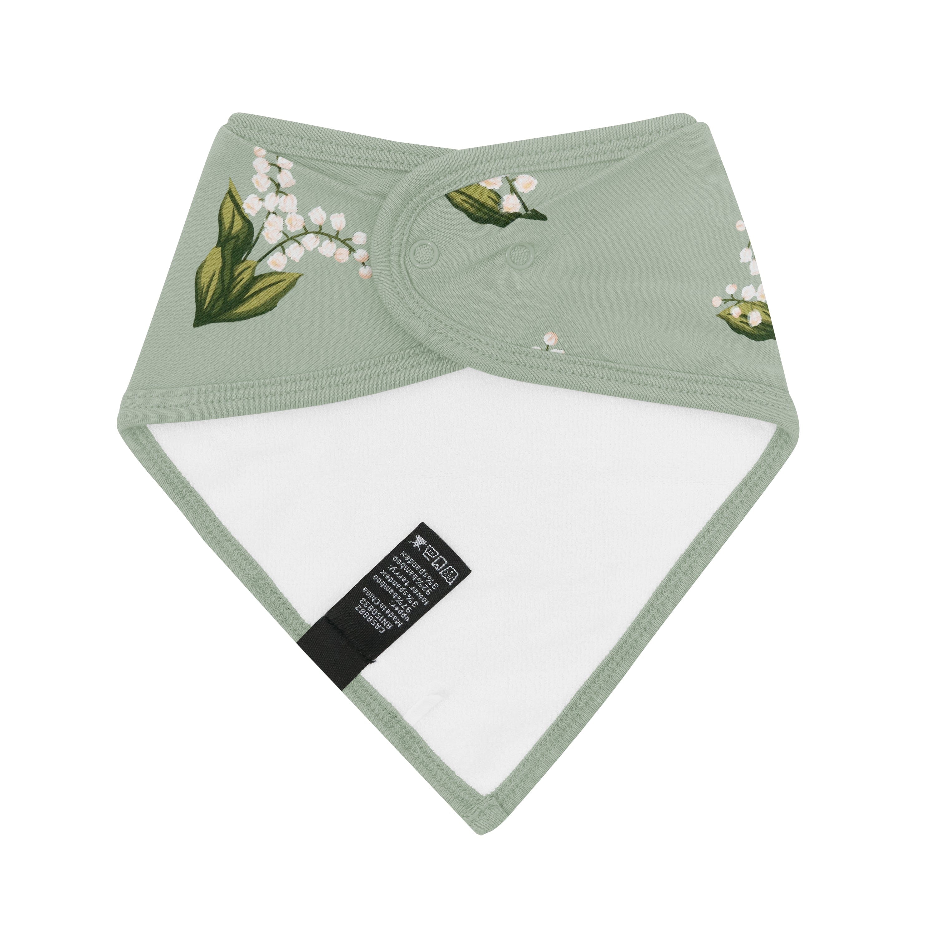 Kyte Baby Bib Thyme Lily Bib in Thyme Lily