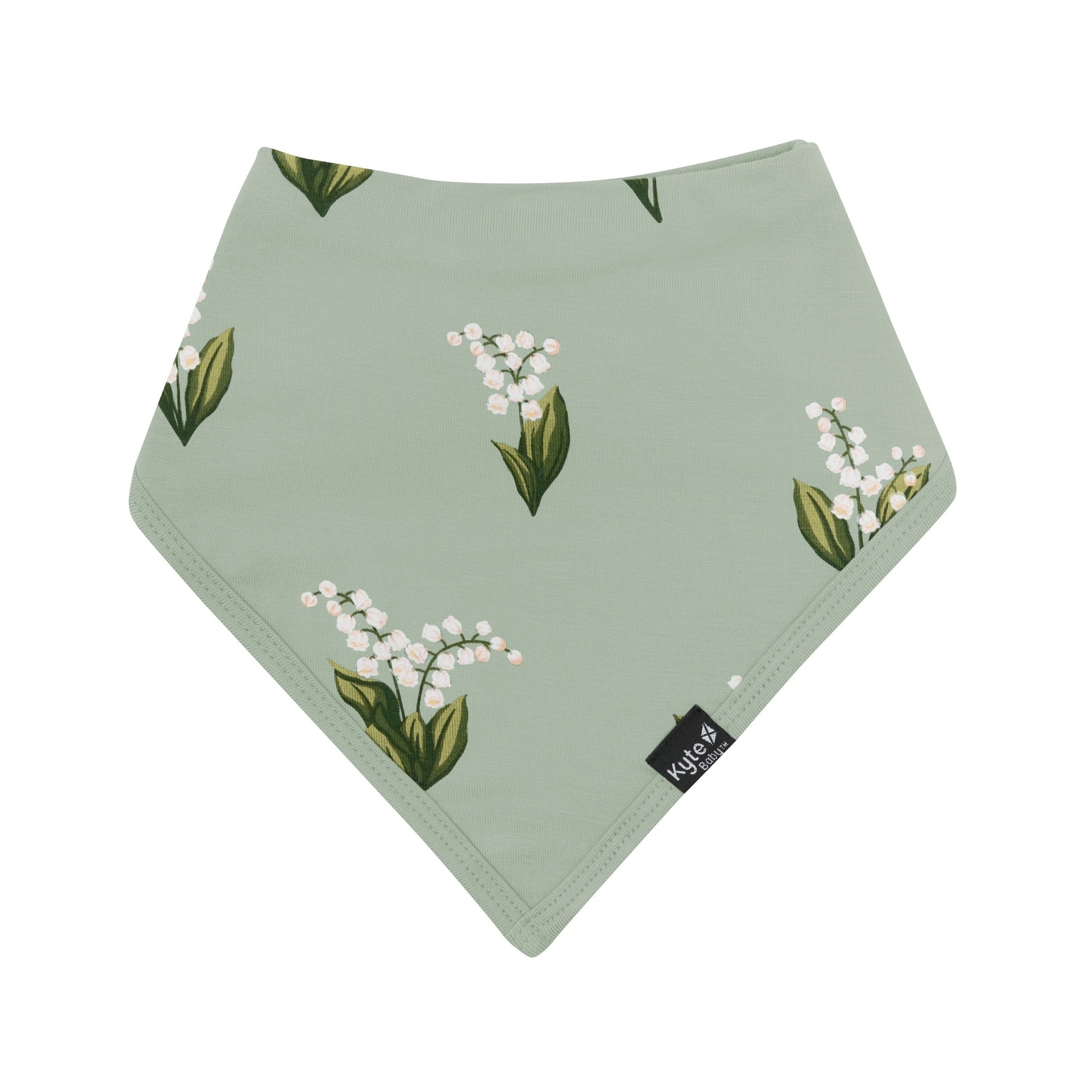 Kyte Baby Bib Thyme Lily Bib in Thyme Lily