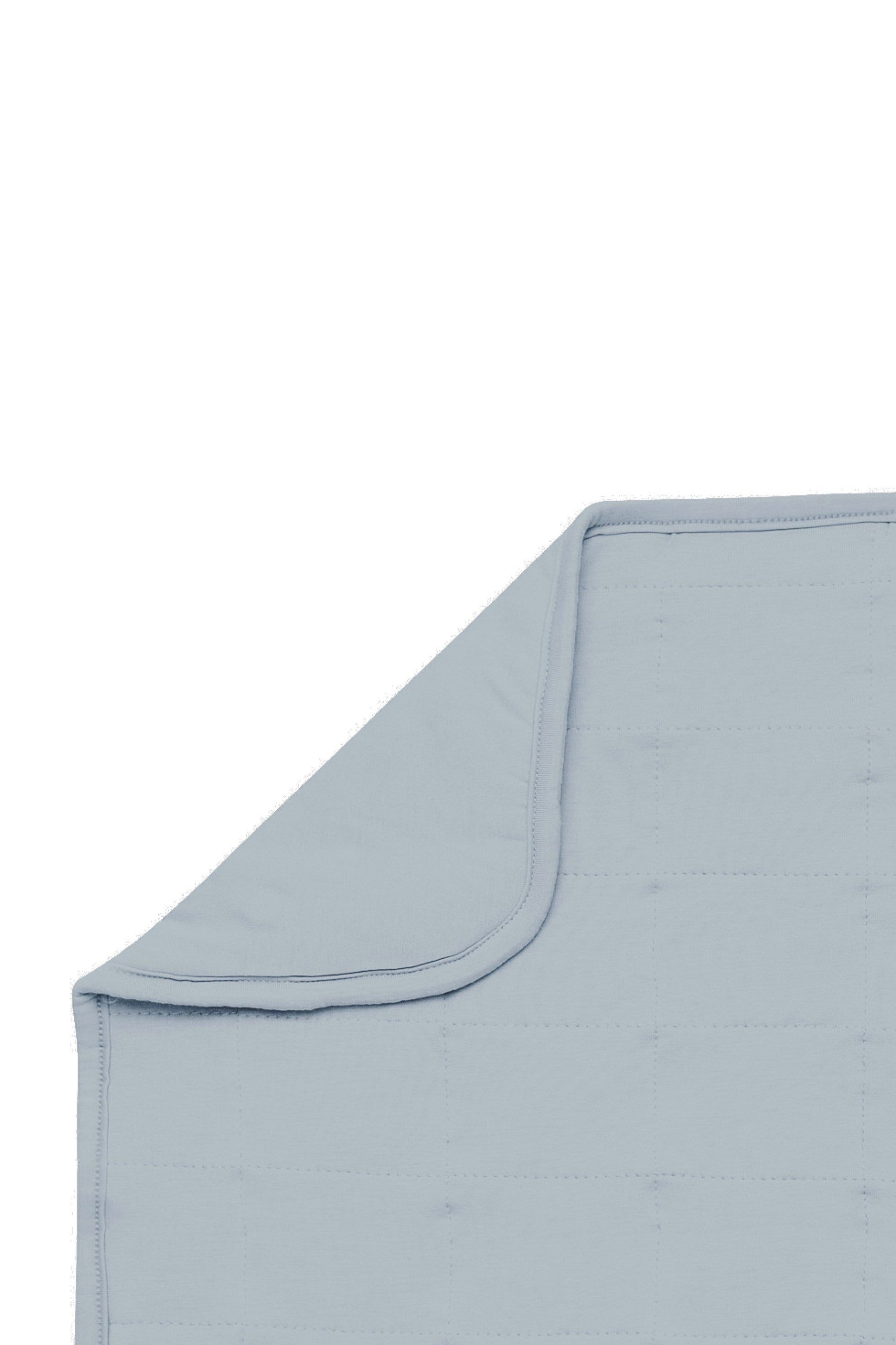 Edge of Kyte Baby Quilted Toddler Blanket in Fog 2.5 TOG